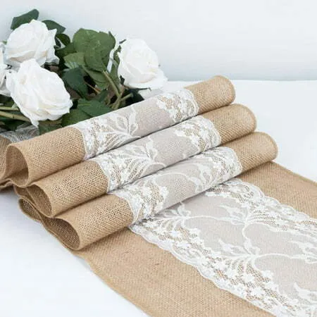 Burlap Table Runner