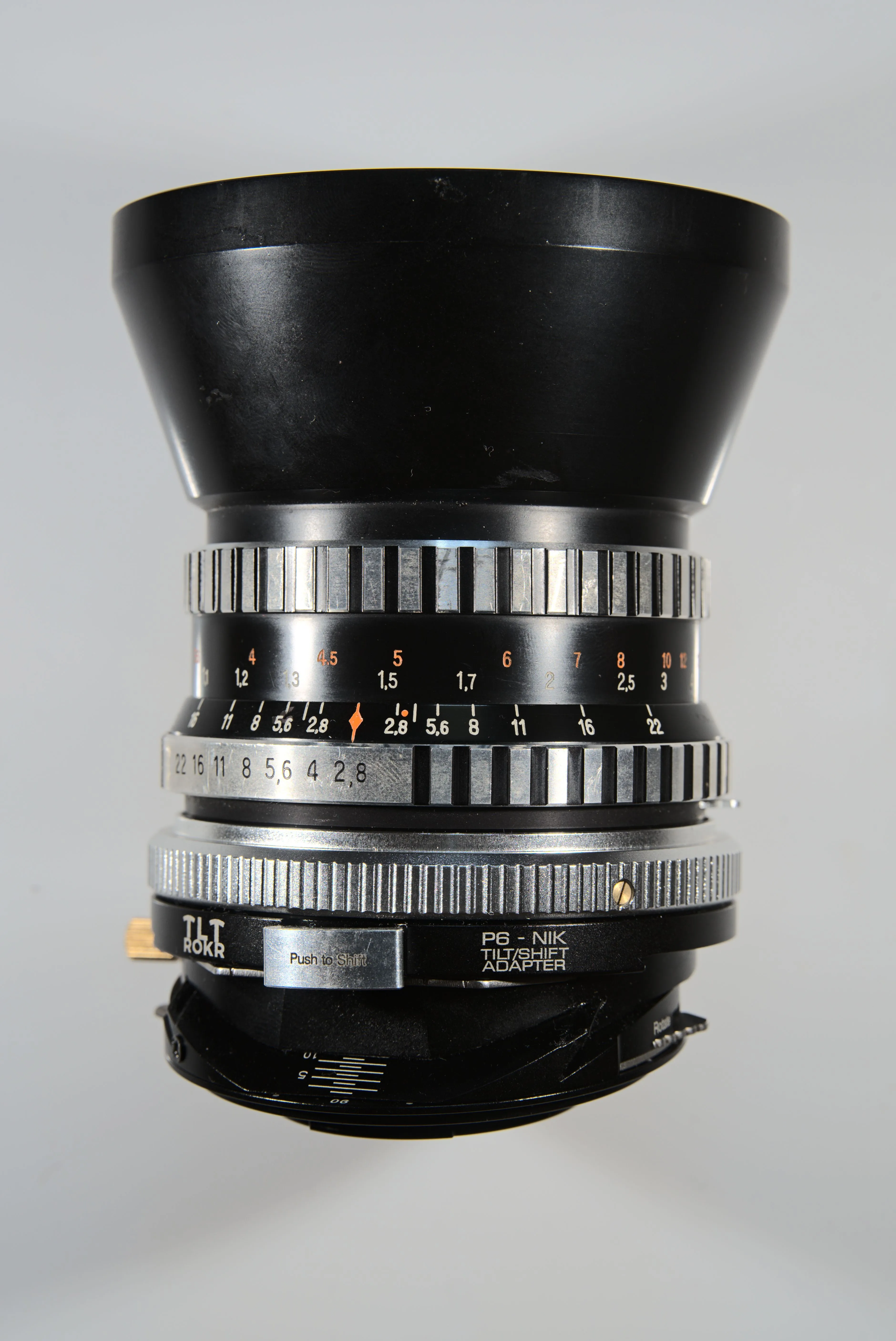 CARL ZEISS JENA FLEKTOGON 50/f4 Pentacon Six + Fotodiox Pro TLT ROKR - Tilt / Shift Lens Mount Adapter