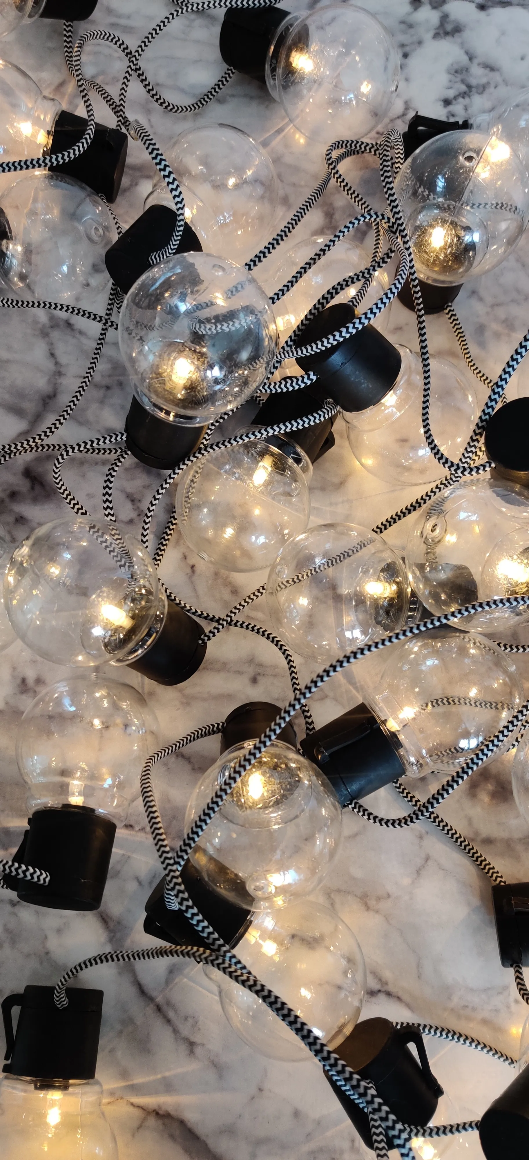 Hehkulamppu valosarjat