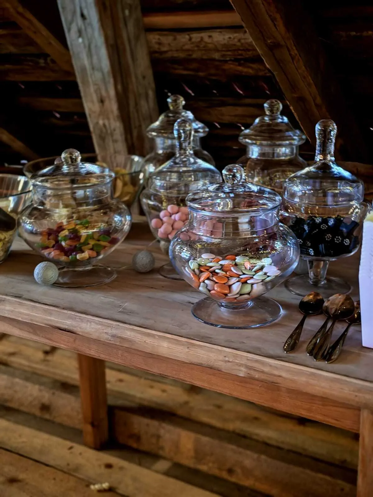 Erikokoiset karkkiastiat