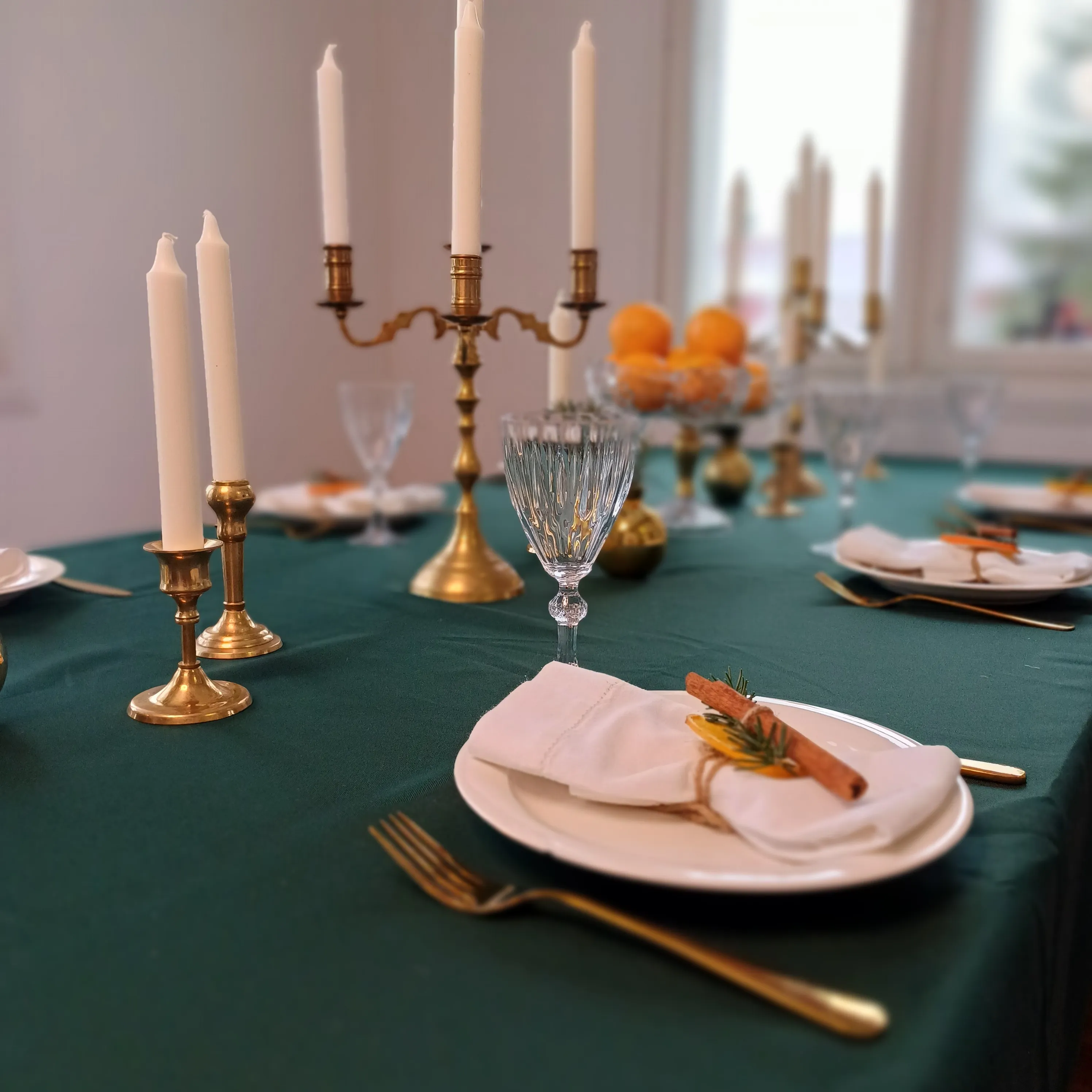 Pöytäliina, vihreä