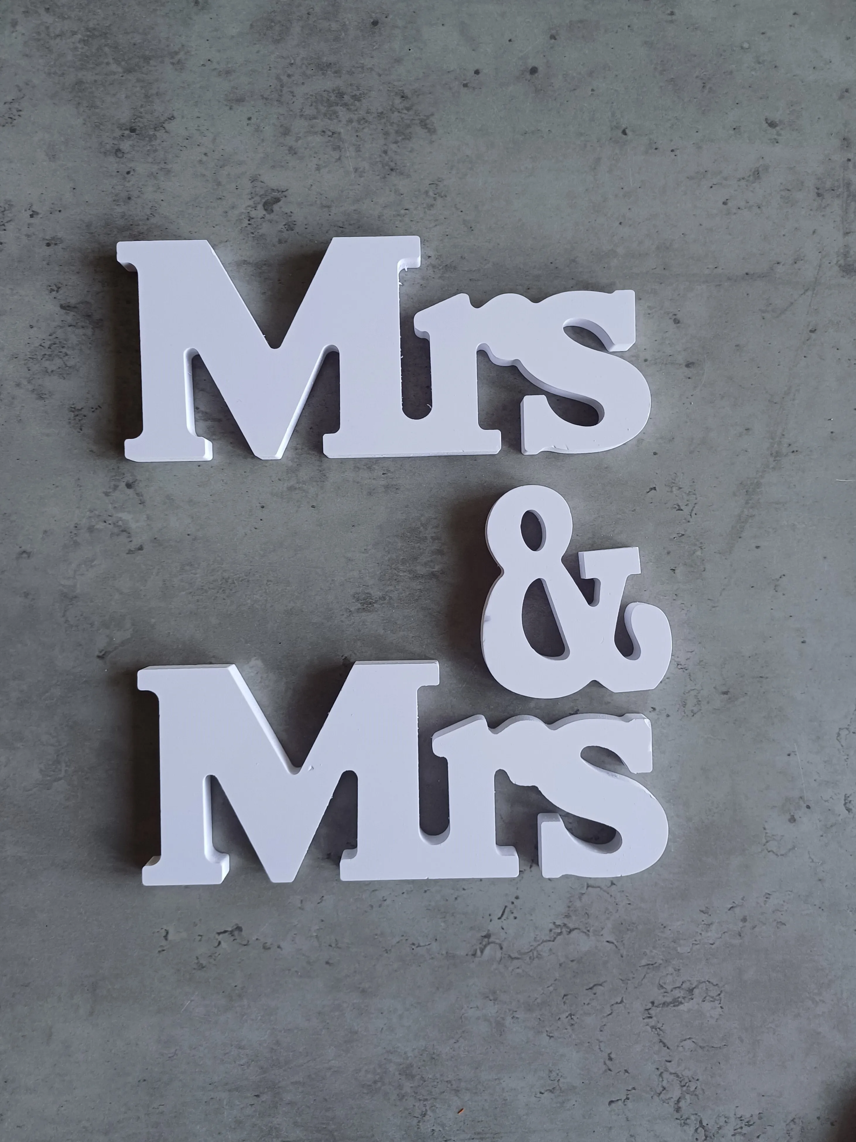 Mr/Mrs & Mr/Mrs, valkoinen