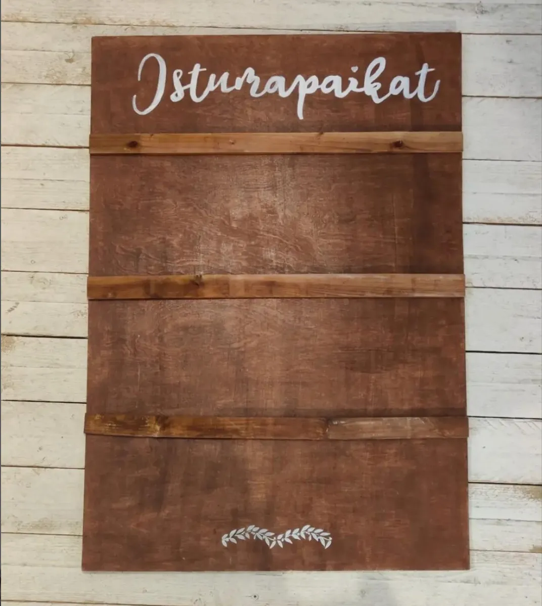 Istumapaikkataulu 58x89cm, ruskea