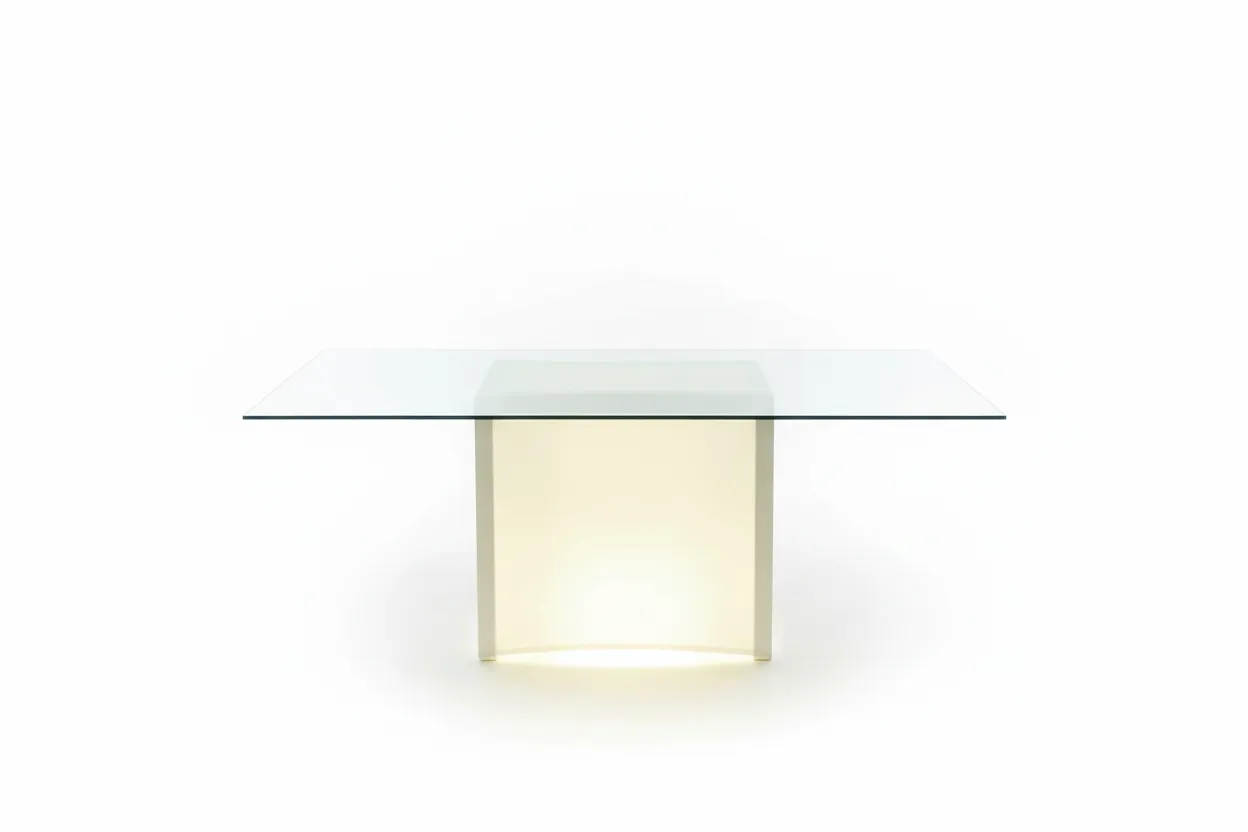 Mesa de Vidro Retangular