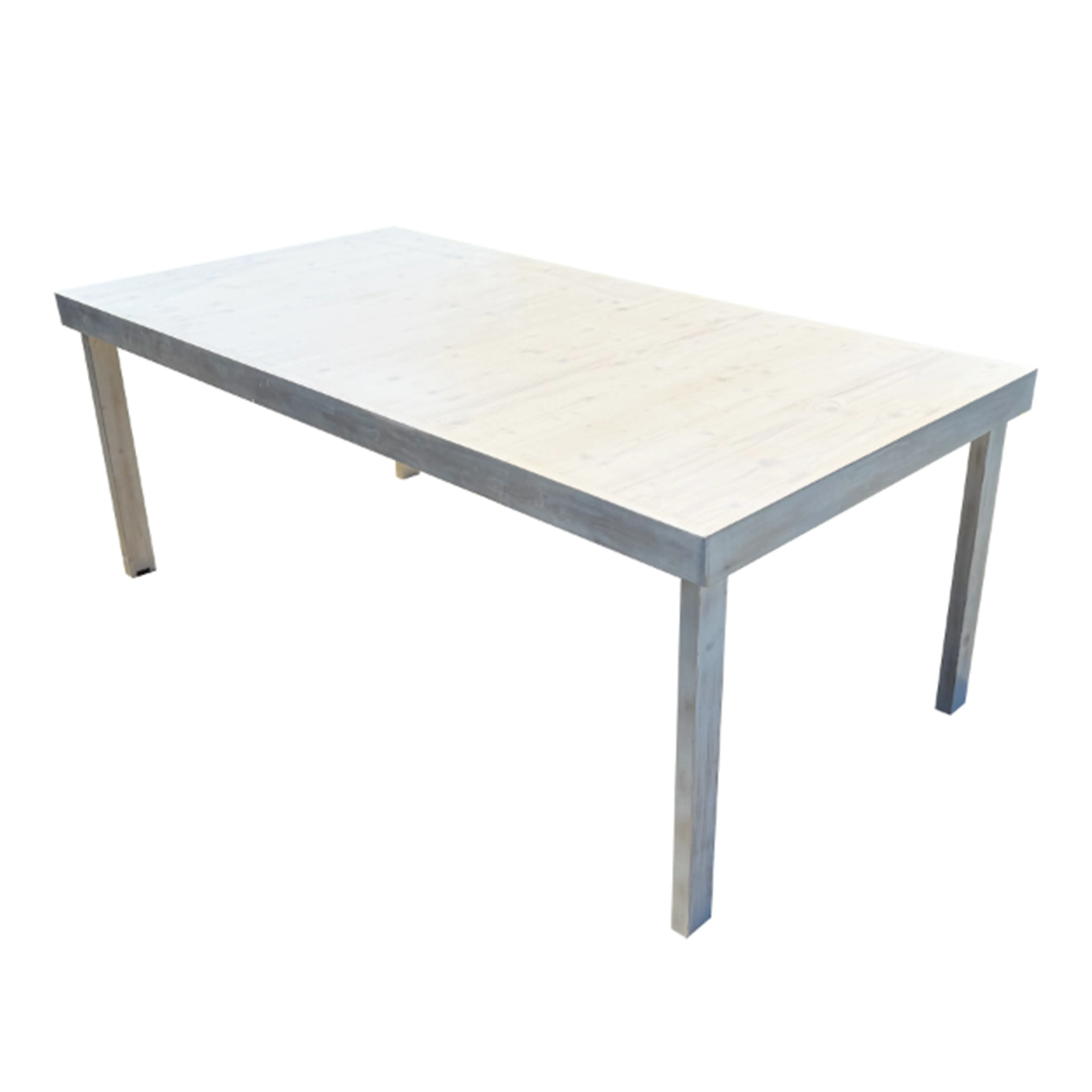 Mesa de Madeira Retangular Branca 200