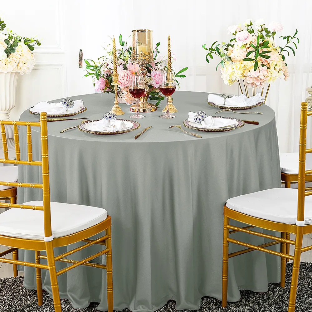 Wrinkle Free Linen - Silver