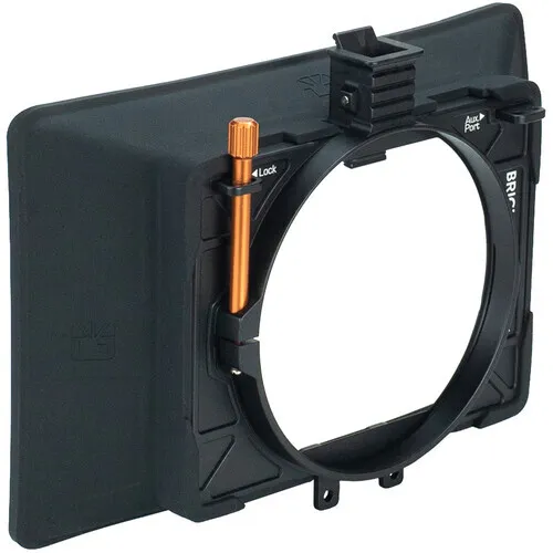 Bright Tangerine Misfit ATOM Pola + 4x5.65" Ultra Lightweight 2-Stage Clip-On Mattebox