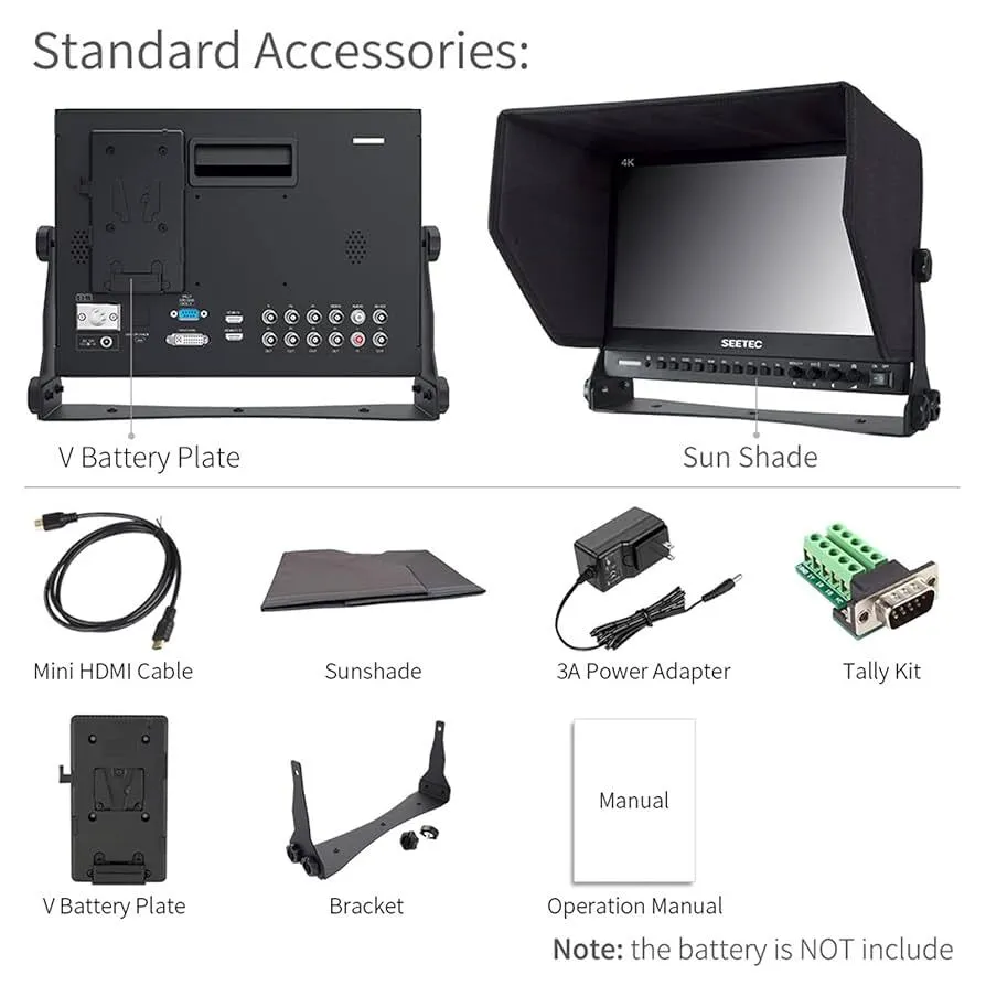 TVLogic LVM-246A 3G-SDI Full HD 24 Inch 1920x1200(8-bit) Professional LCD Monitor