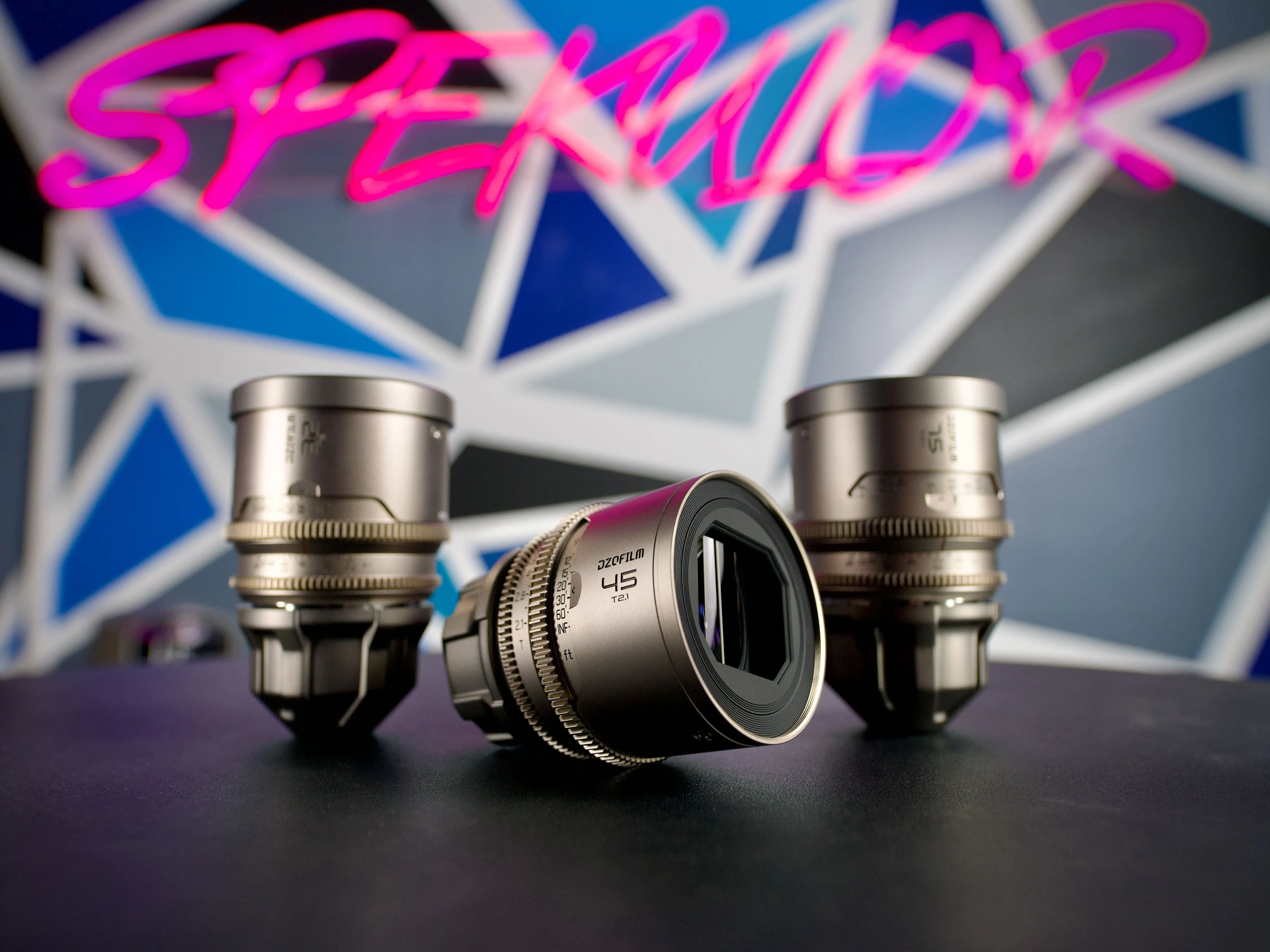 DZOFilm Arcana Anamorphic Prime 3-Lens Kit (ARRI PL, Titanium)