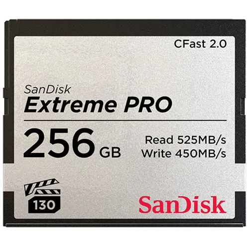 SanDisk Extreme Pro 256GB CFast 2.0 Memory Cards