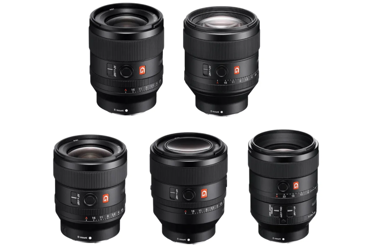 Sony G-master Prime Lens Set