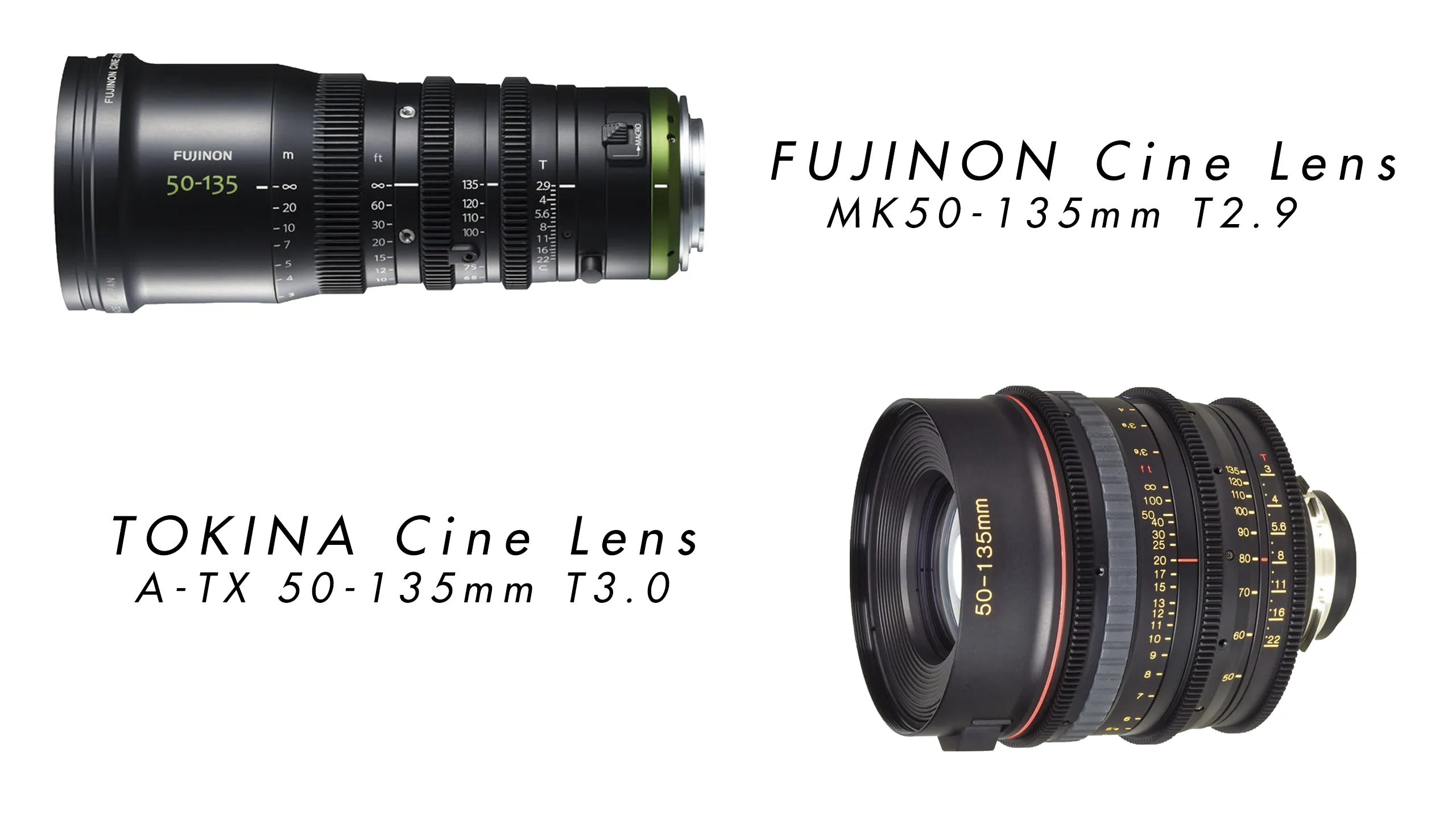 Tokina AT-X 50-135mm T2.9 Mark II Cinema Lens  - PL mount