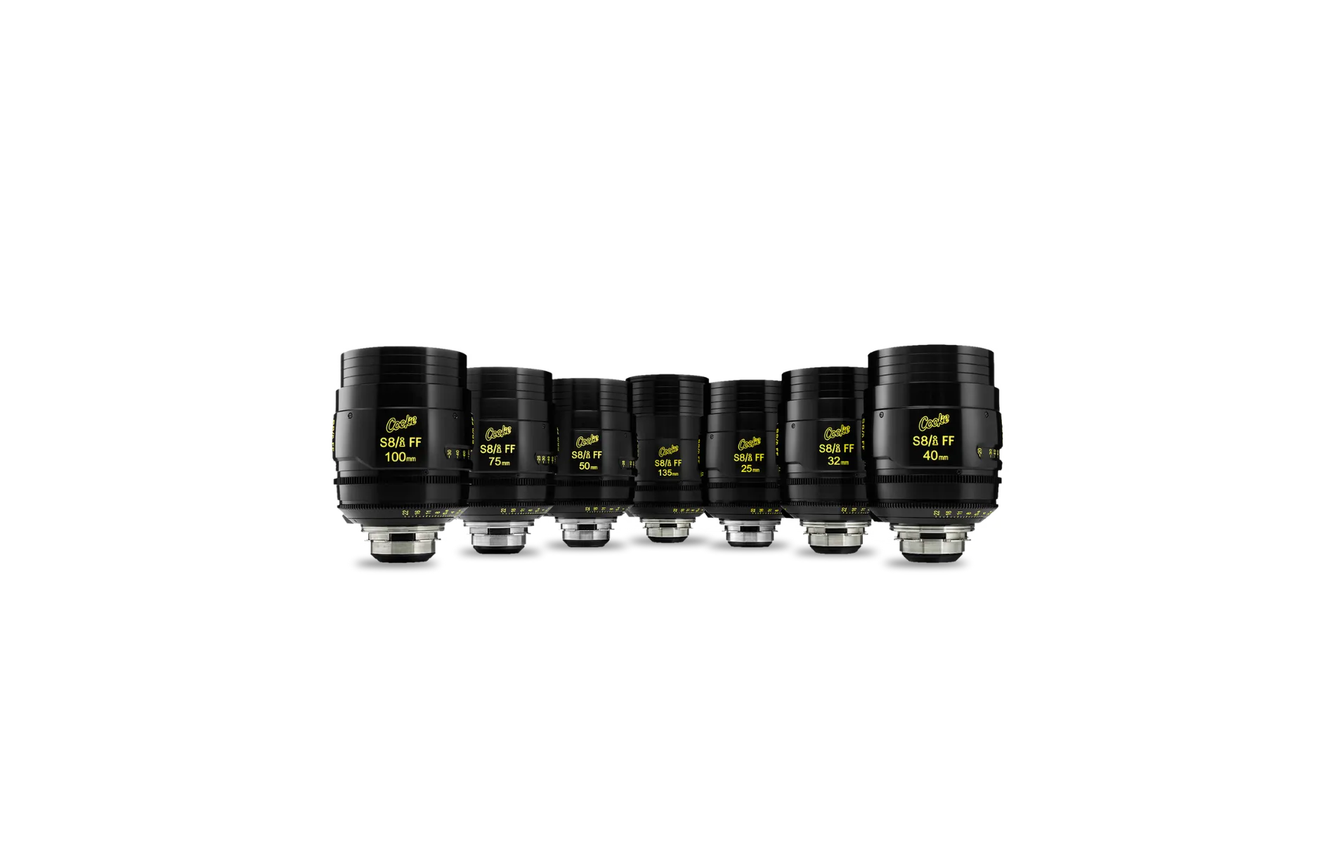 Cooke S8/I. 6 lens set