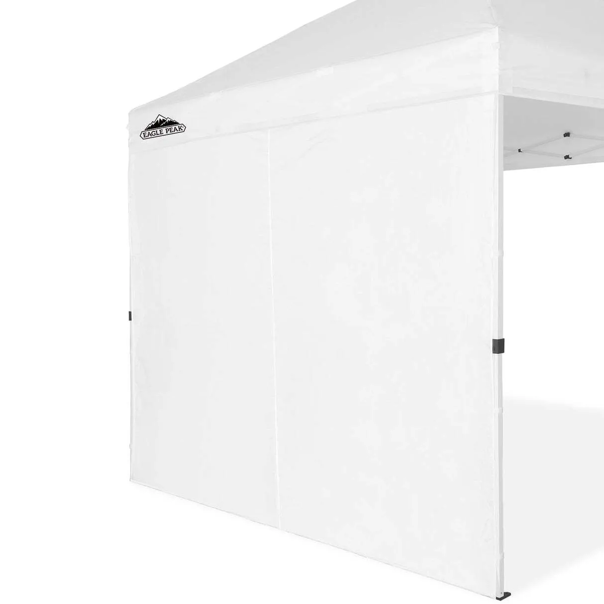 10' White 210D Canopy Sun Wall 