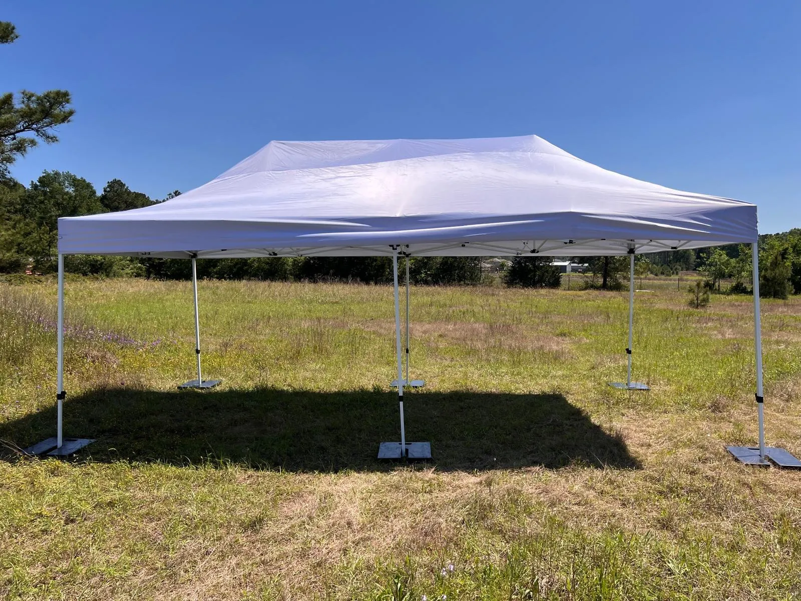 10' x 20' White Pop-up Tent