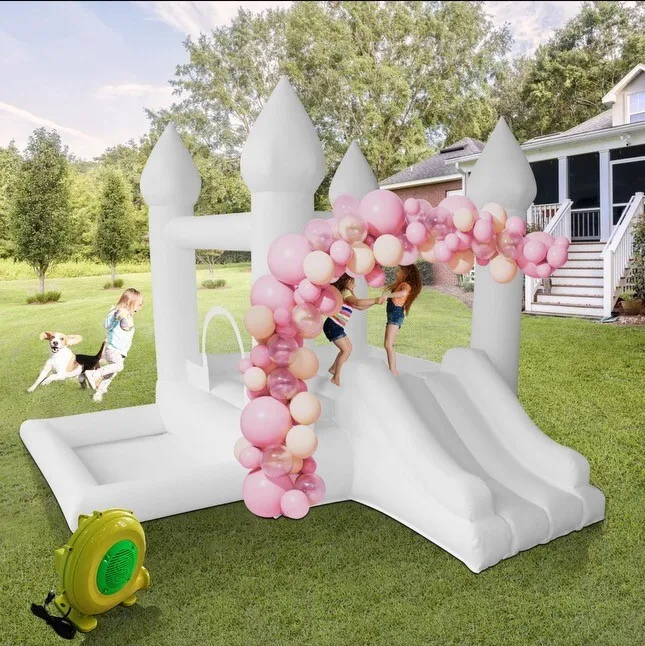 White Small Bounce House