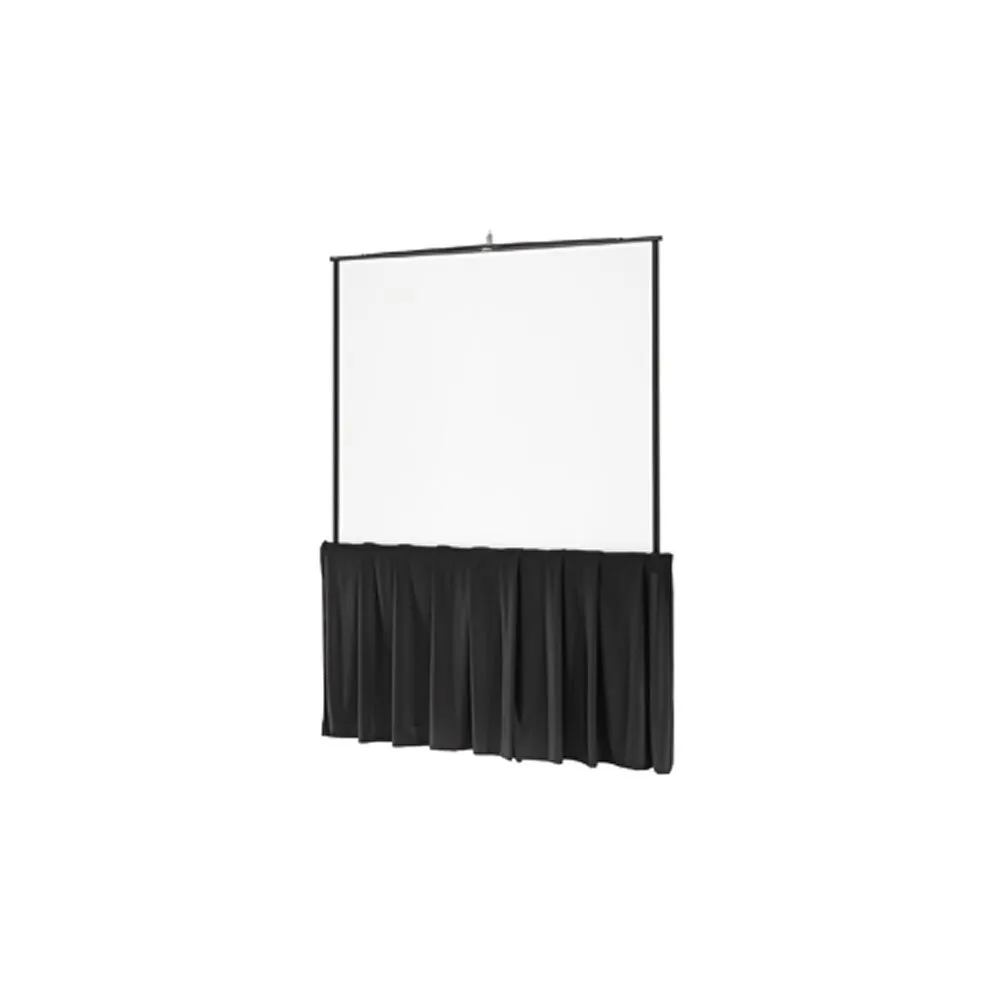 Da-Lite 96"x96" Tripod Screen with black skirt