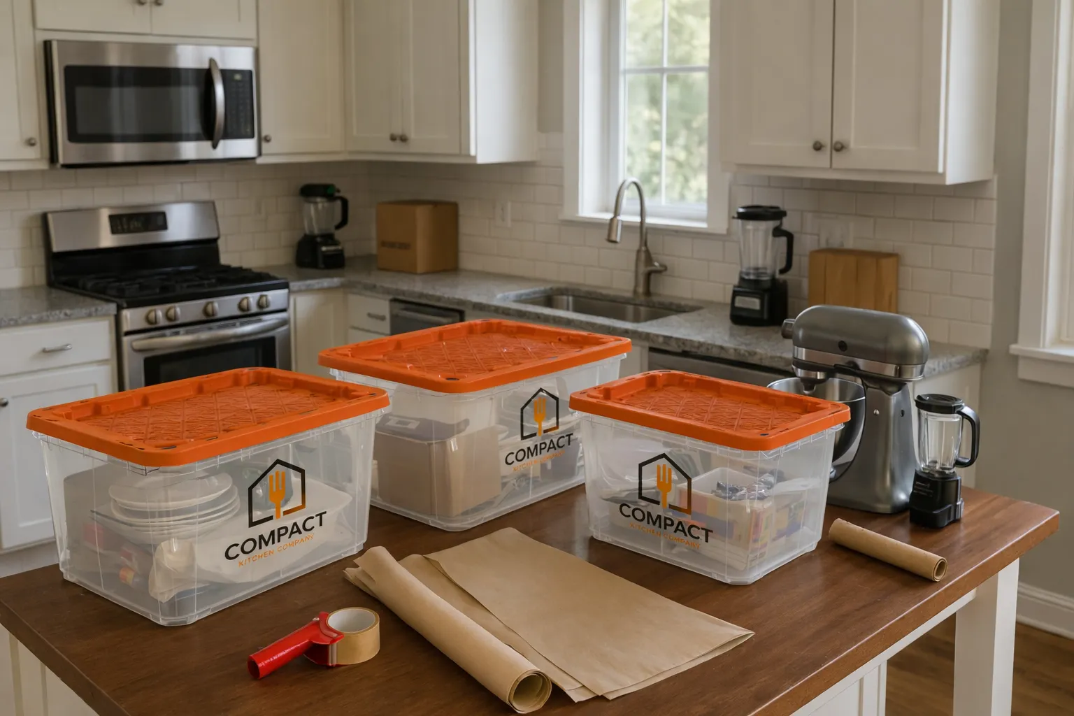 Kitchen Contents Removal /Packing & Protected Storage