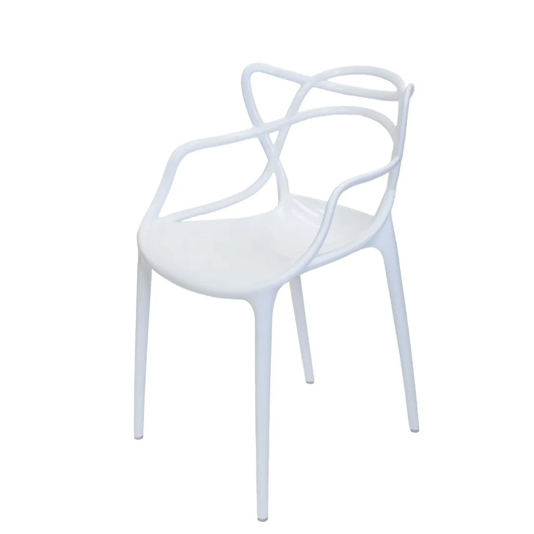 White Swirl Kids Chair 