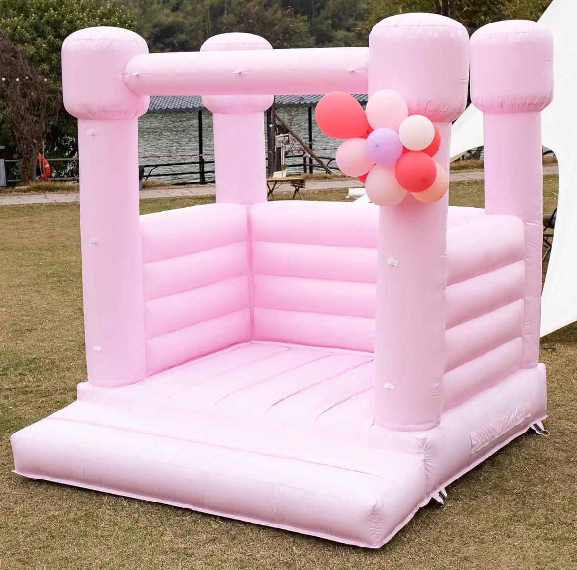 Petite Bounce Houses 8x8 ( White / Yellow / Pink) 
