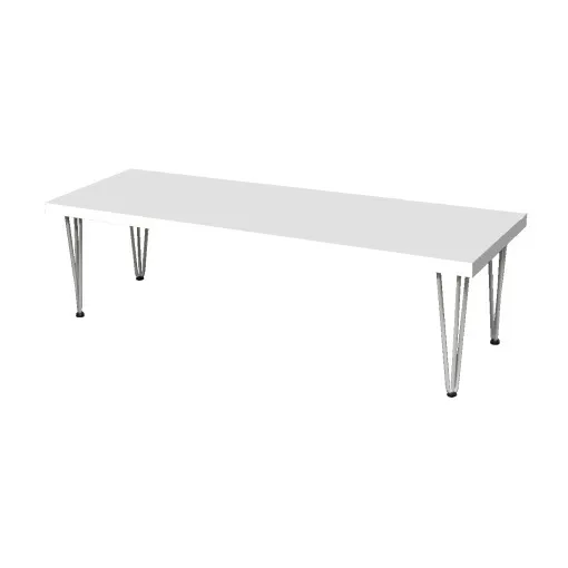 White Kids Rectangle Table