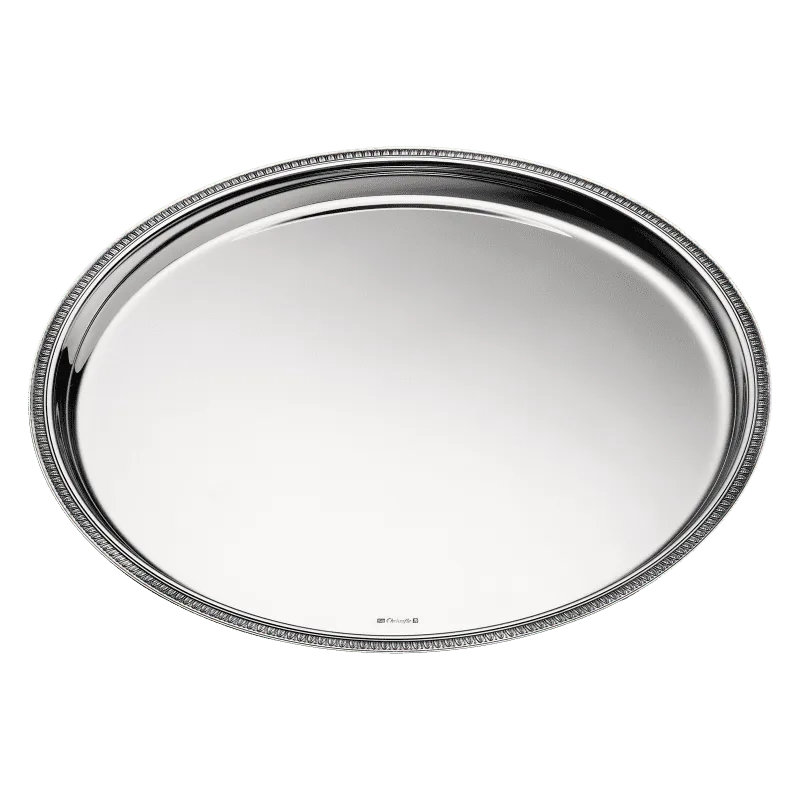 Silver Round Platter 