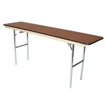 BUFFET BAR TABLE  8'X18" NARROW w/ extended legs