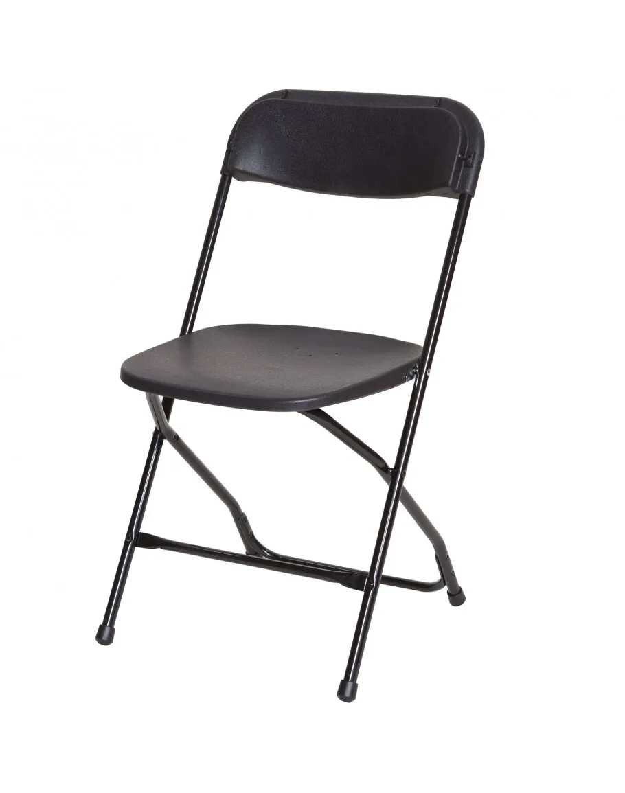 Black Folding Chairs 