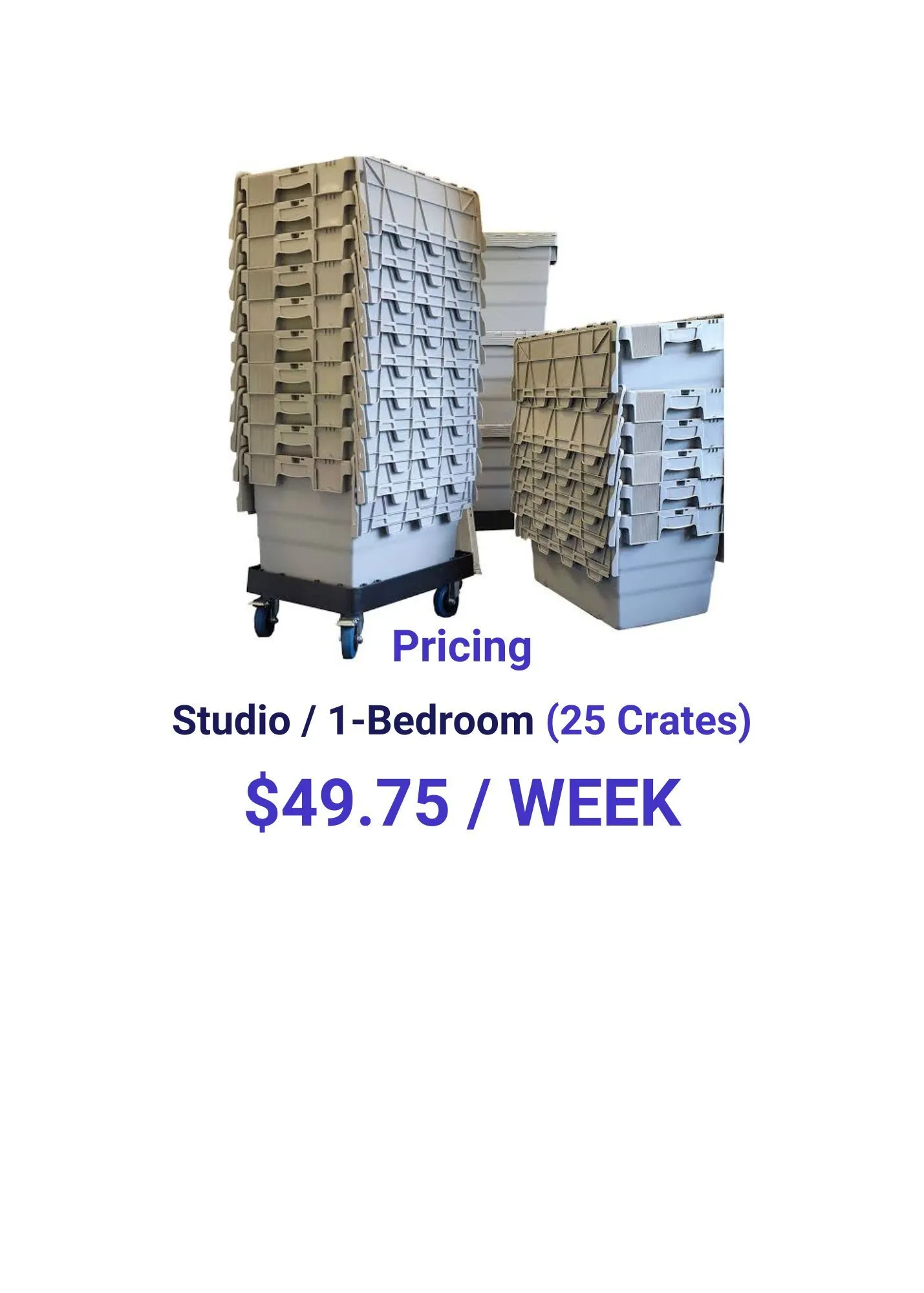 Studio / 1-Bedroom (25 Crates) 