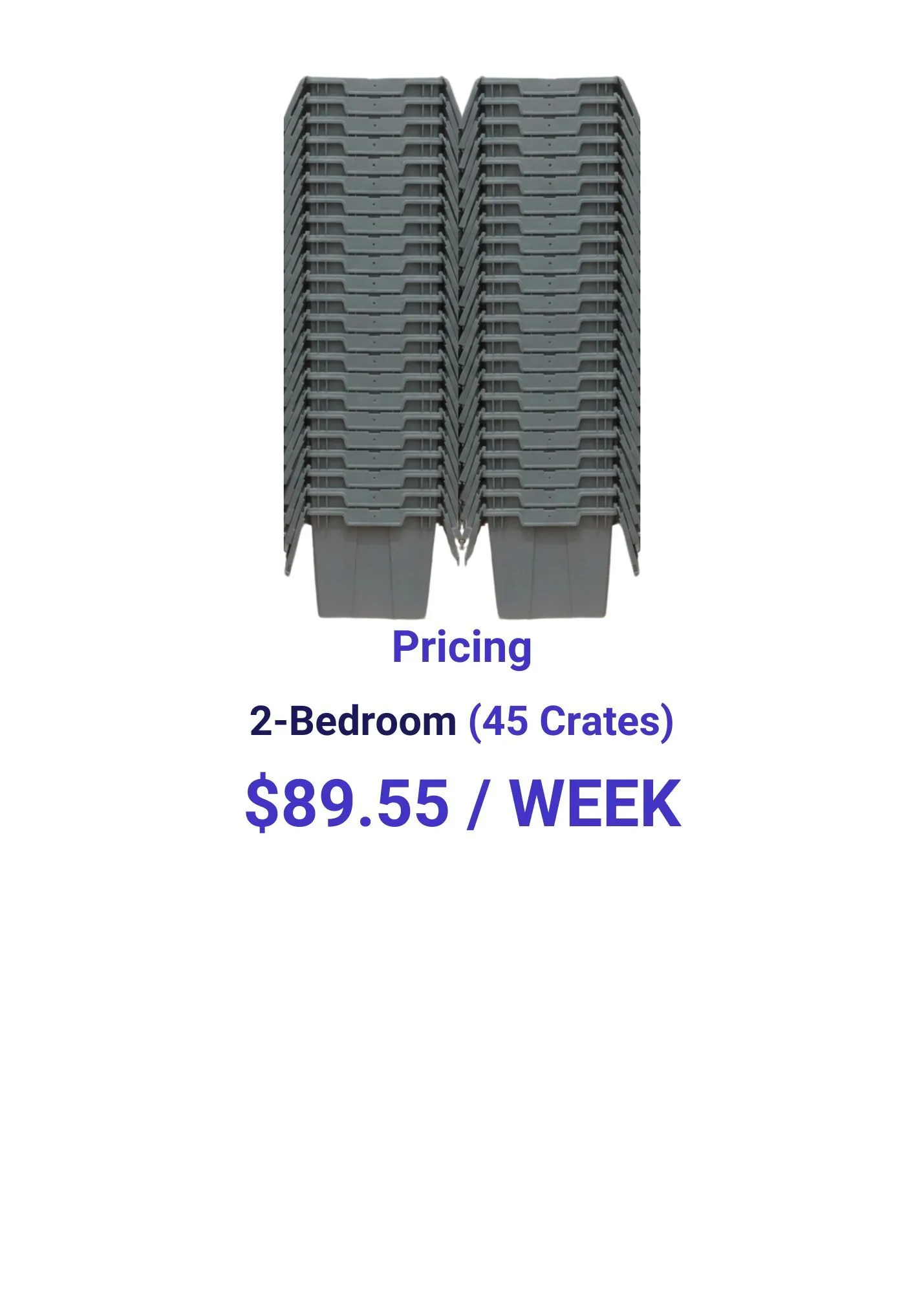 2-Bedroom (45 Crates) 