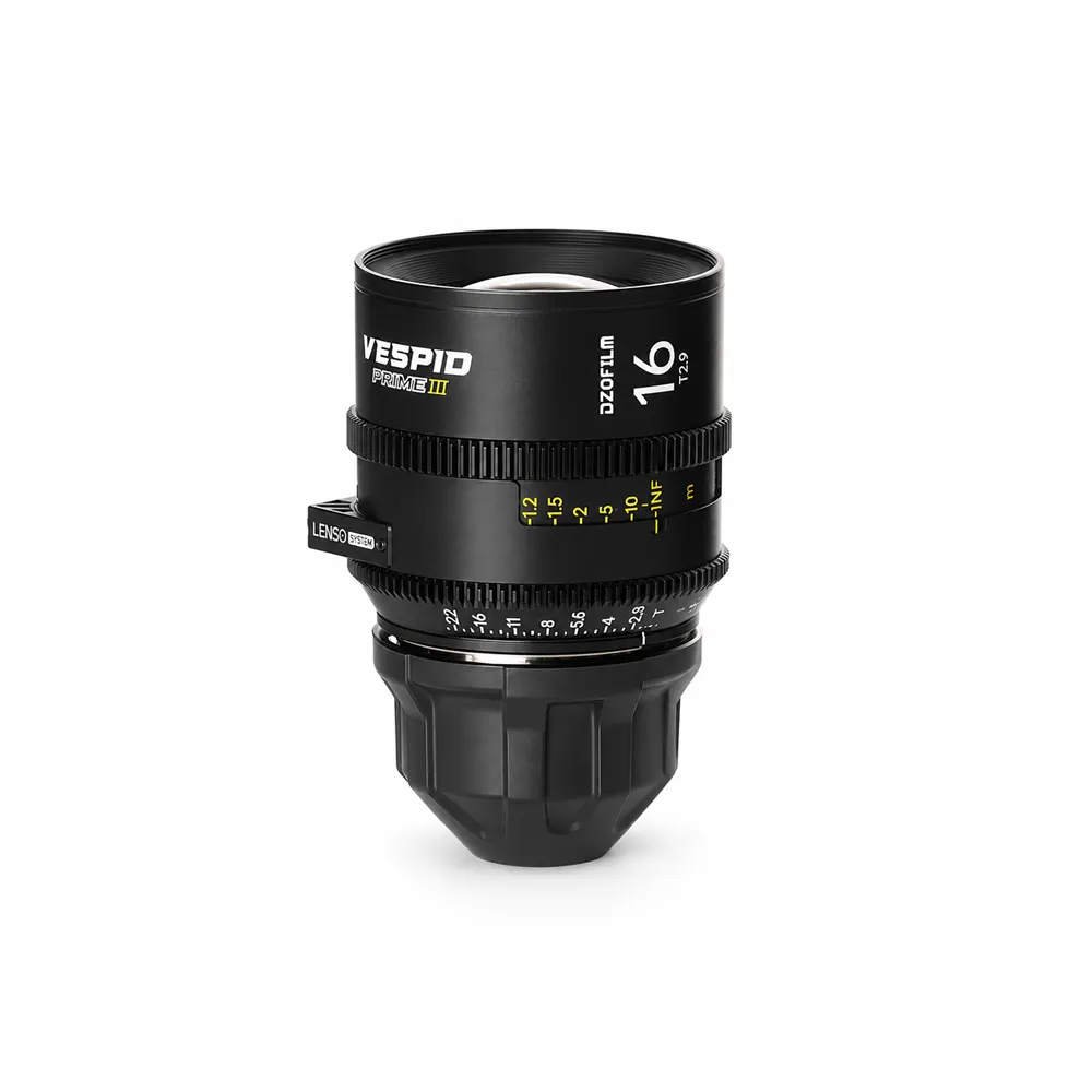 DZOFilm Vespid Prime 16mm T2.1 – PL / EF Mount