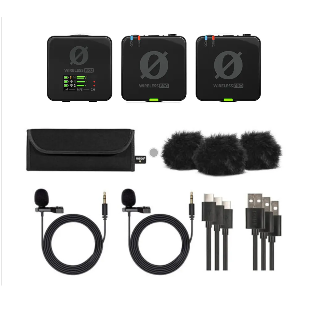 RØDE Wireless PRO + Rode Lavelier II 2x - Bundle
