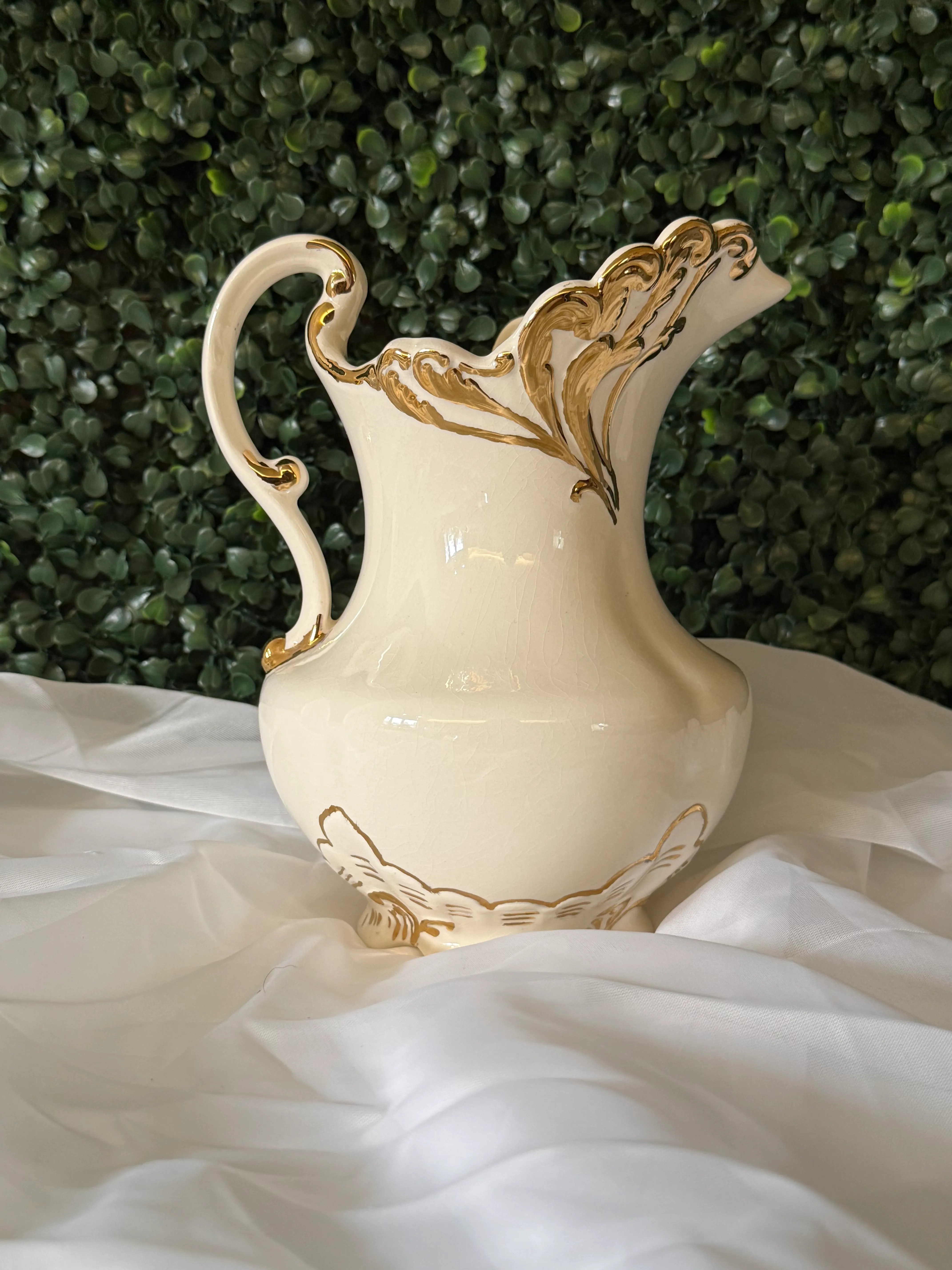 Gold Detail Pitcher