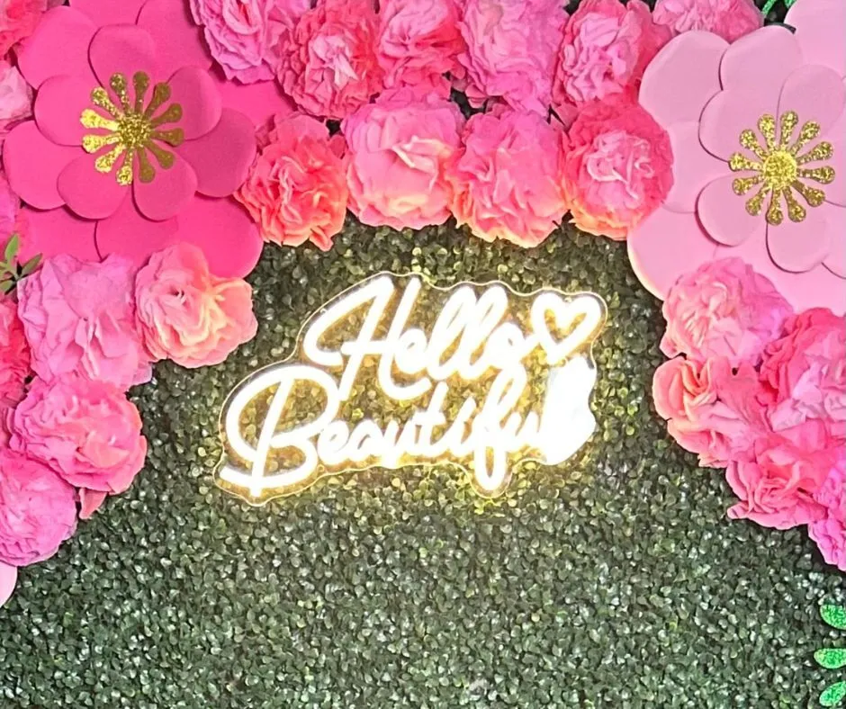 Hello Beautiful Neon Sign