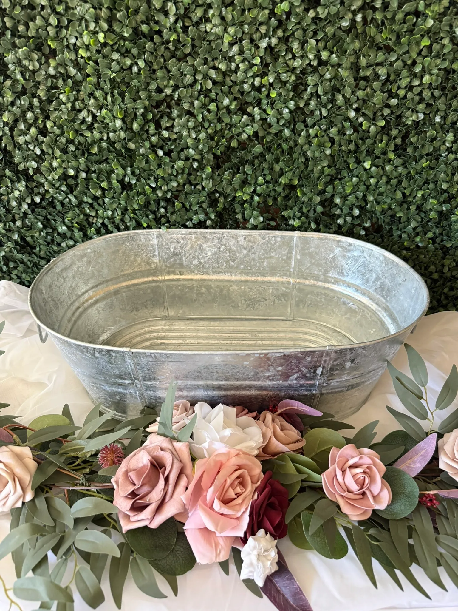 Galvanized Metal Drink Tub