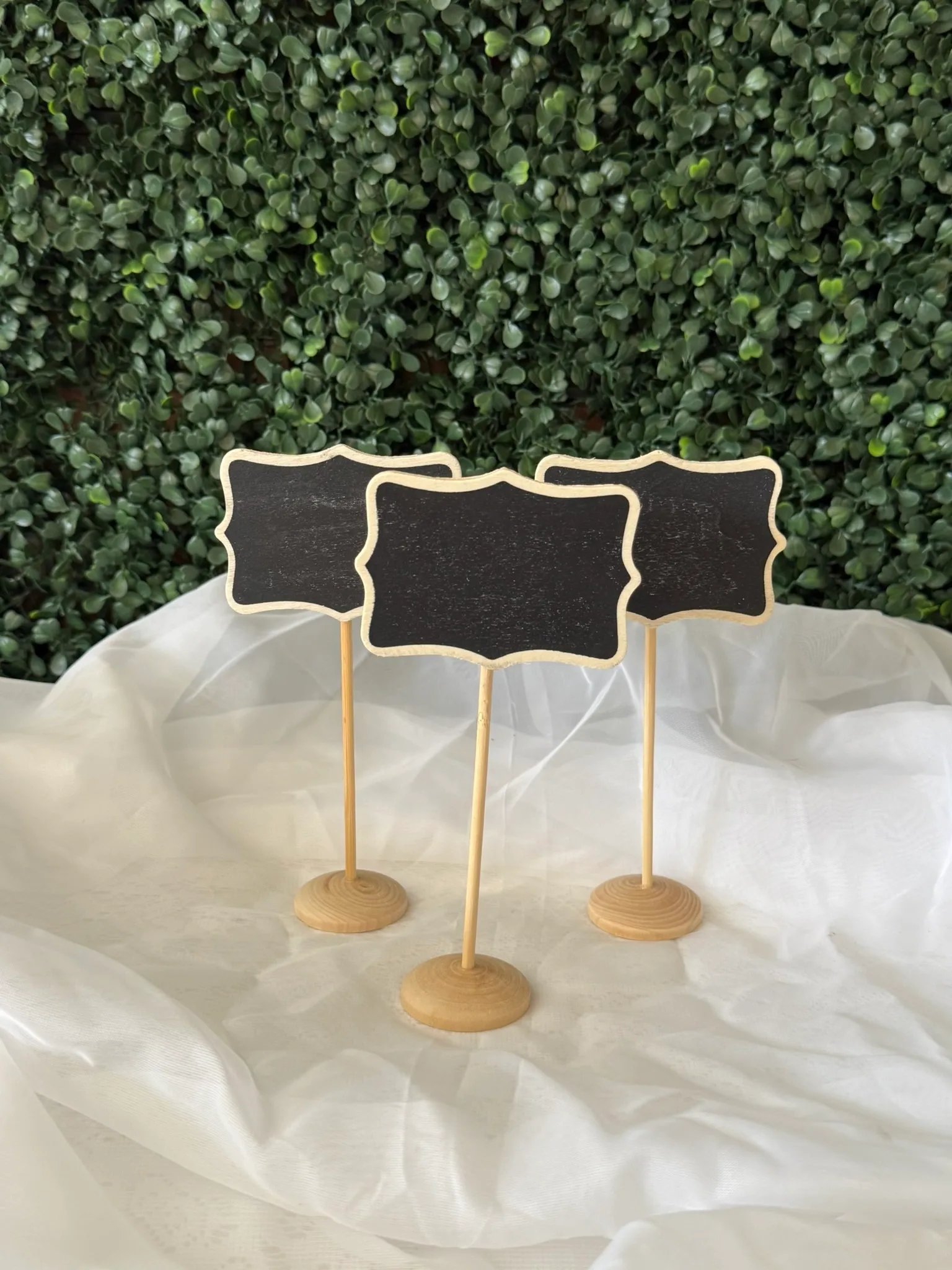 Chalkboard Tabletop Signs