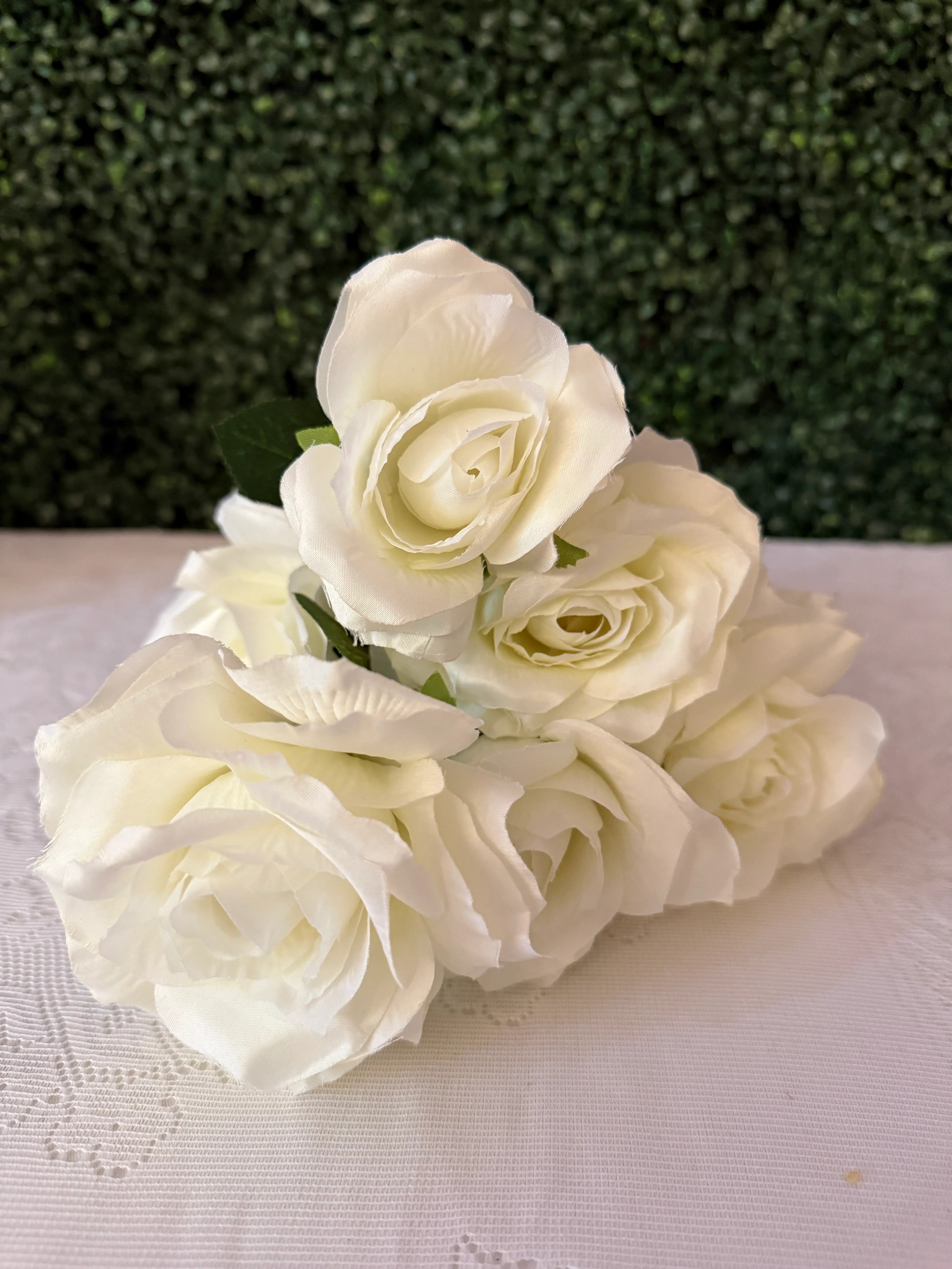 Individual White Roses