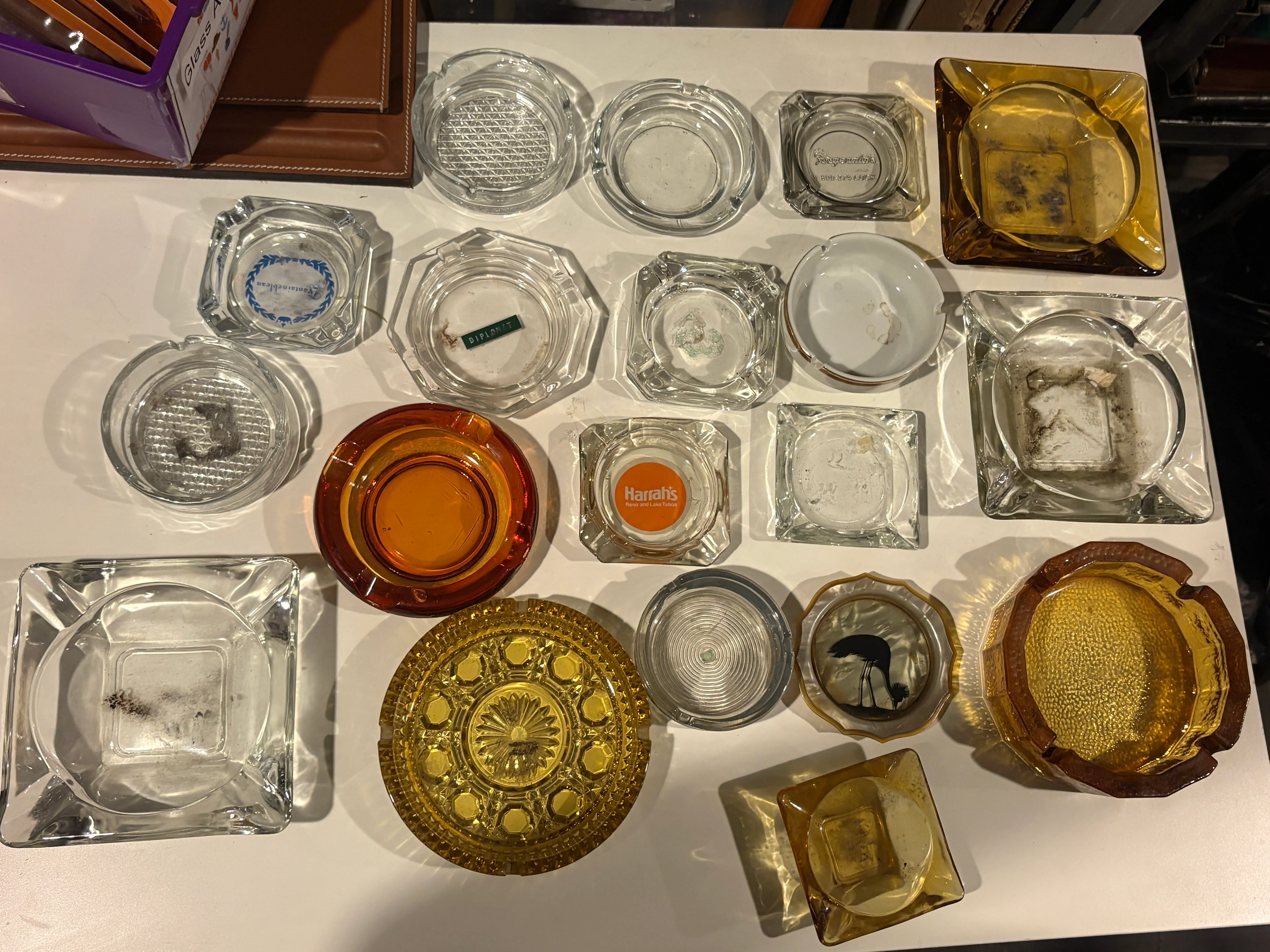 Glass Ash Trays