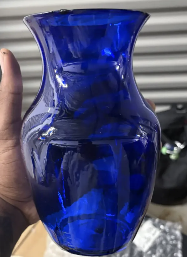 Breakaway Blue Vase 