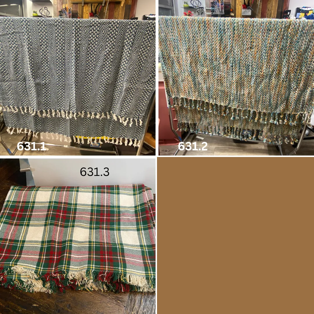 Blue, Green, Purple, Blankets 