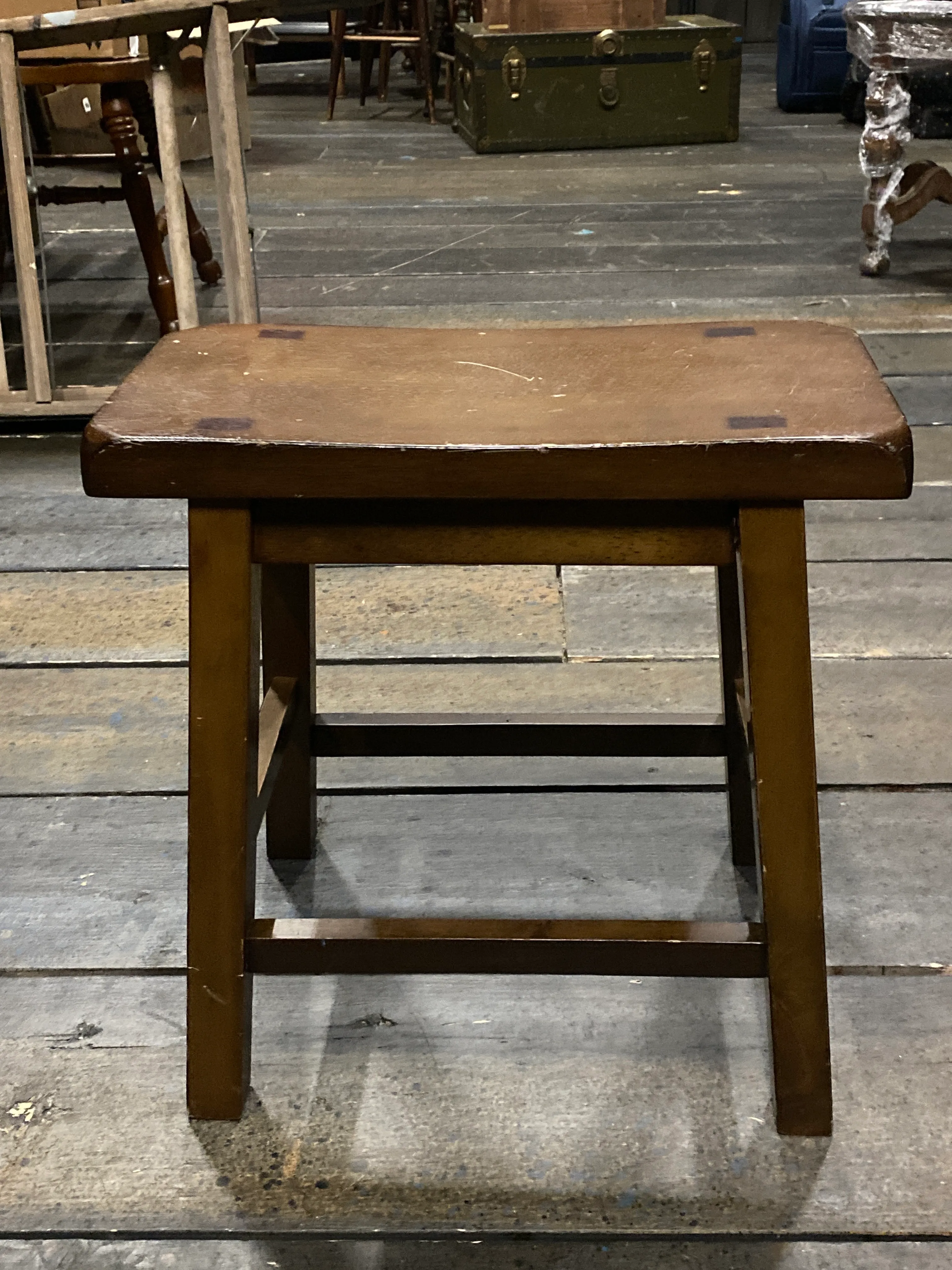 Rectangle Seat Low Stool