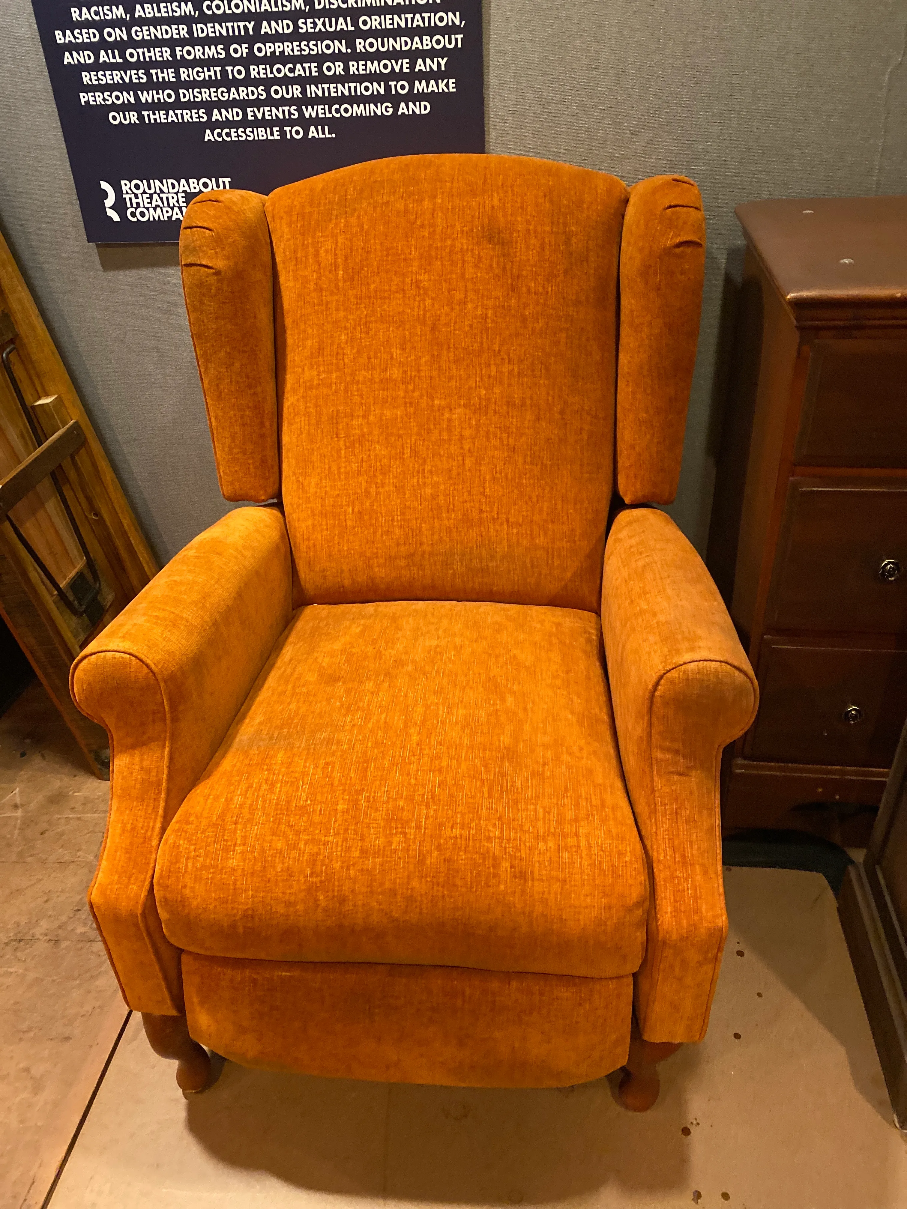 Orange Recliner Chair