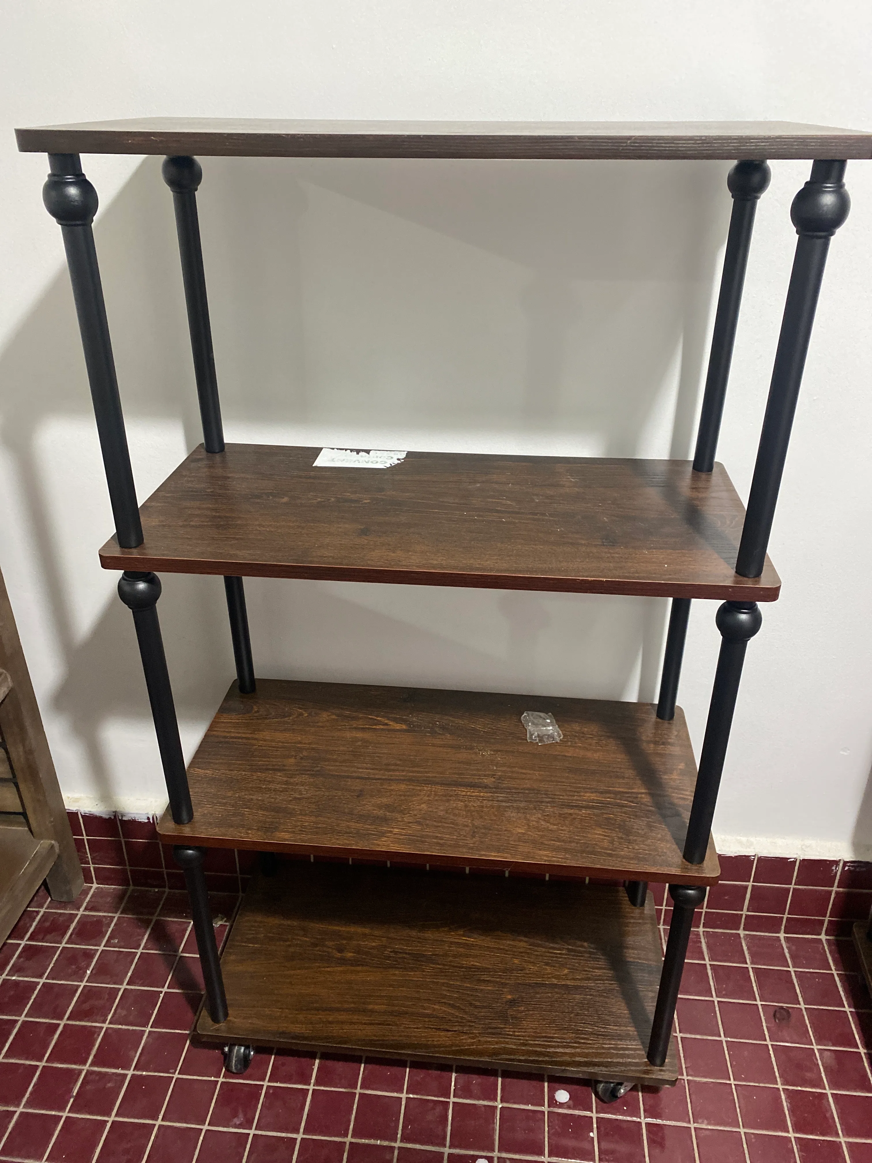 4 Tier Short Rolling Shelves