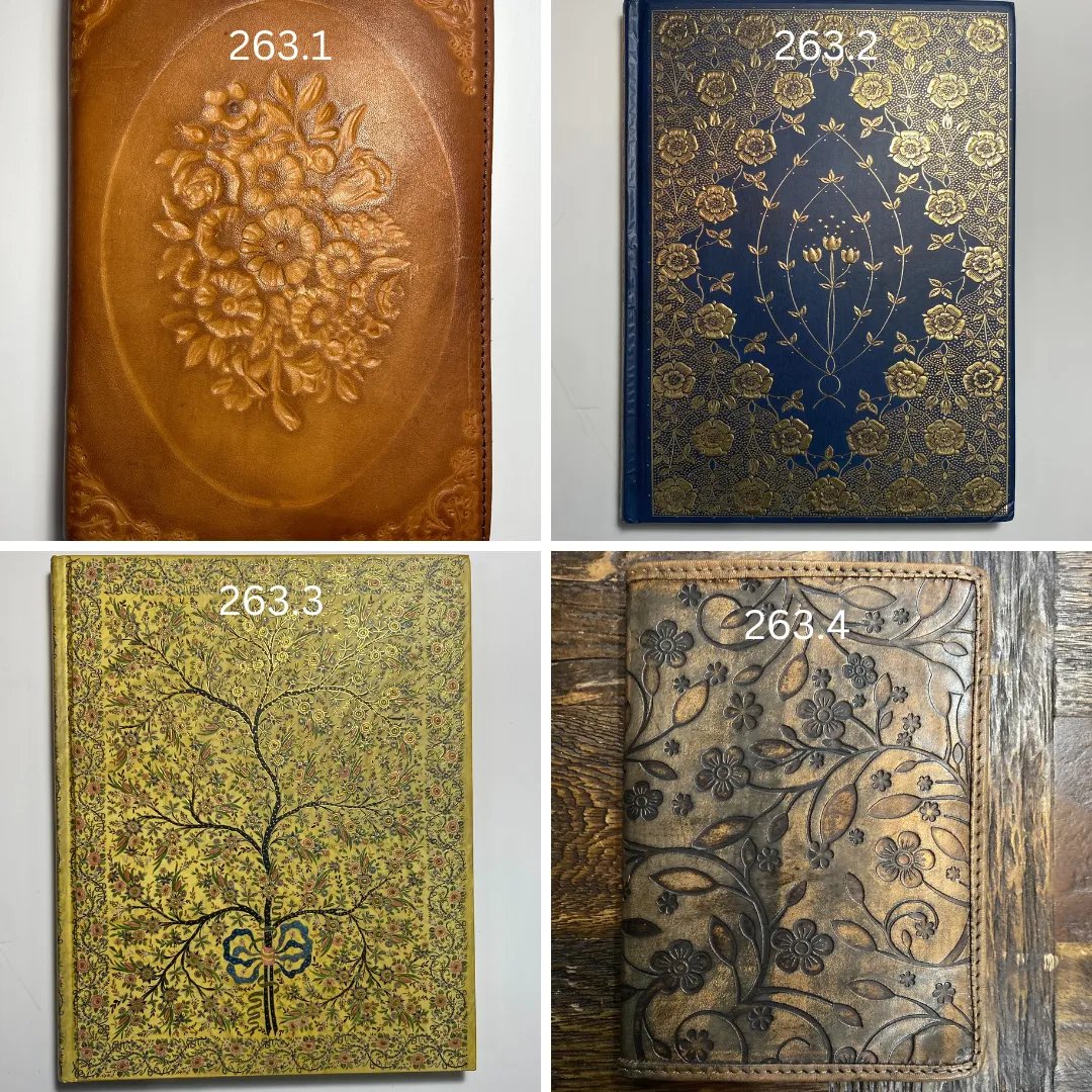 Leather Bound/Embossed Notebooks 