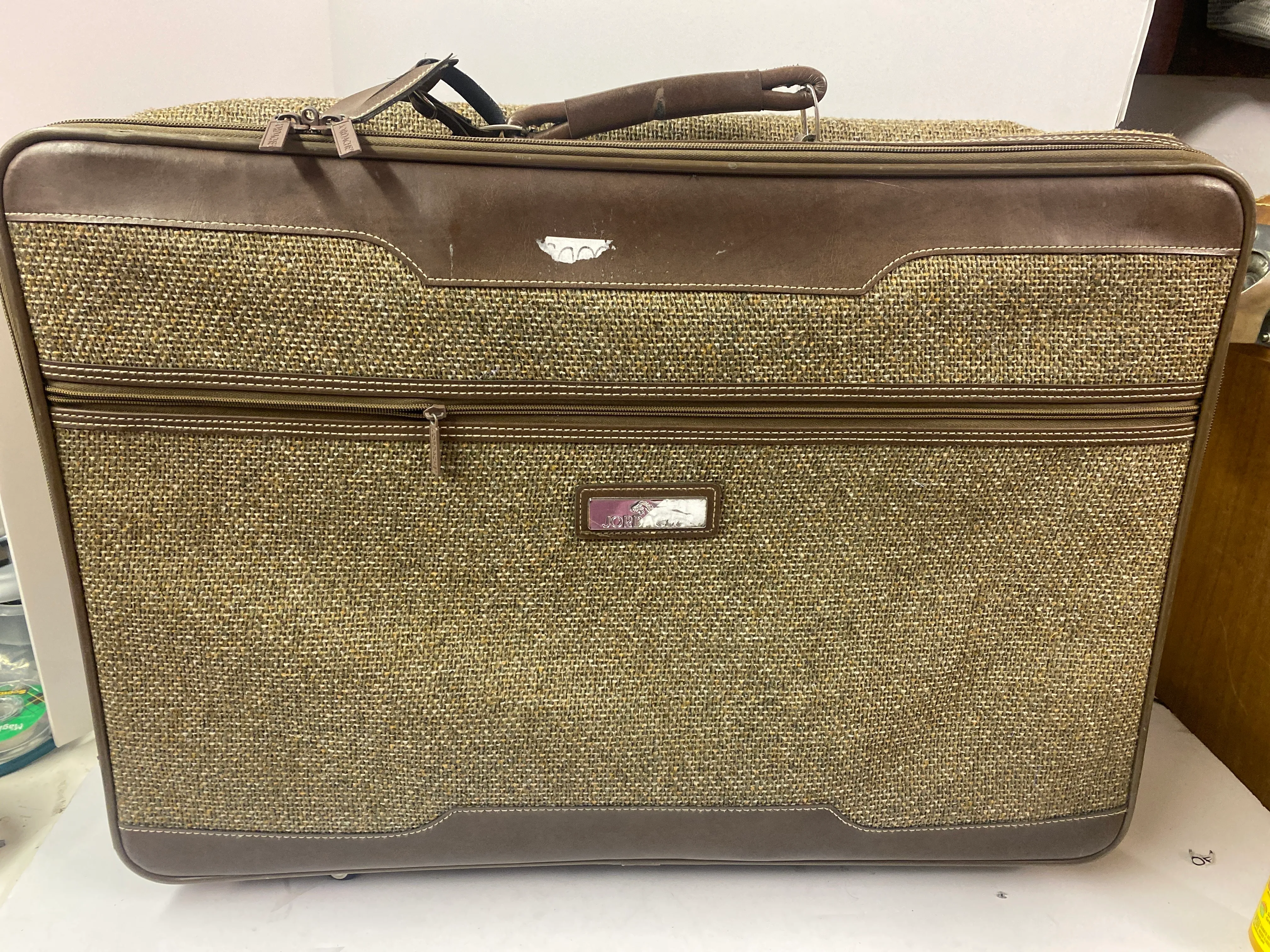 Tan Soft Suitcase