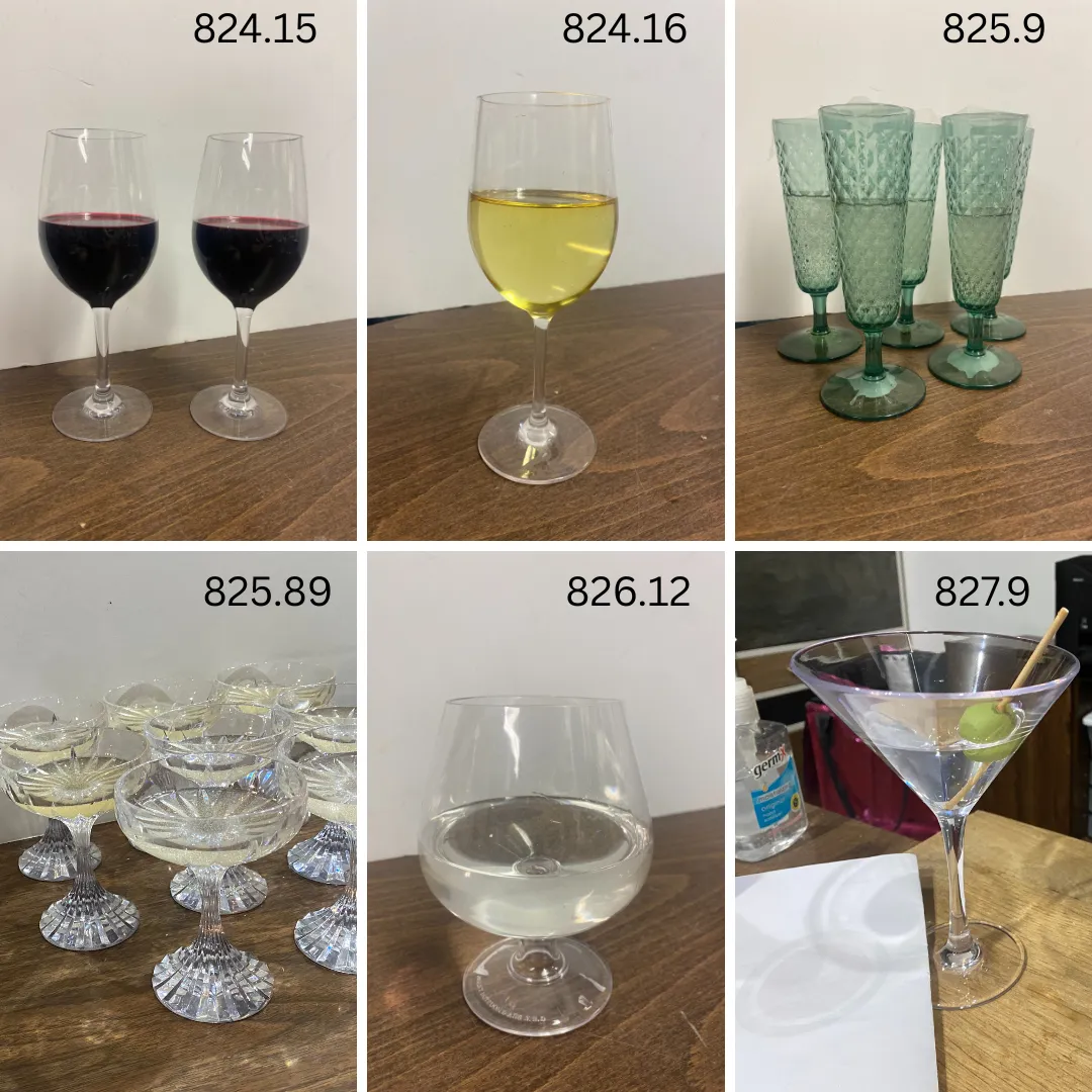Resin Filled Glasses