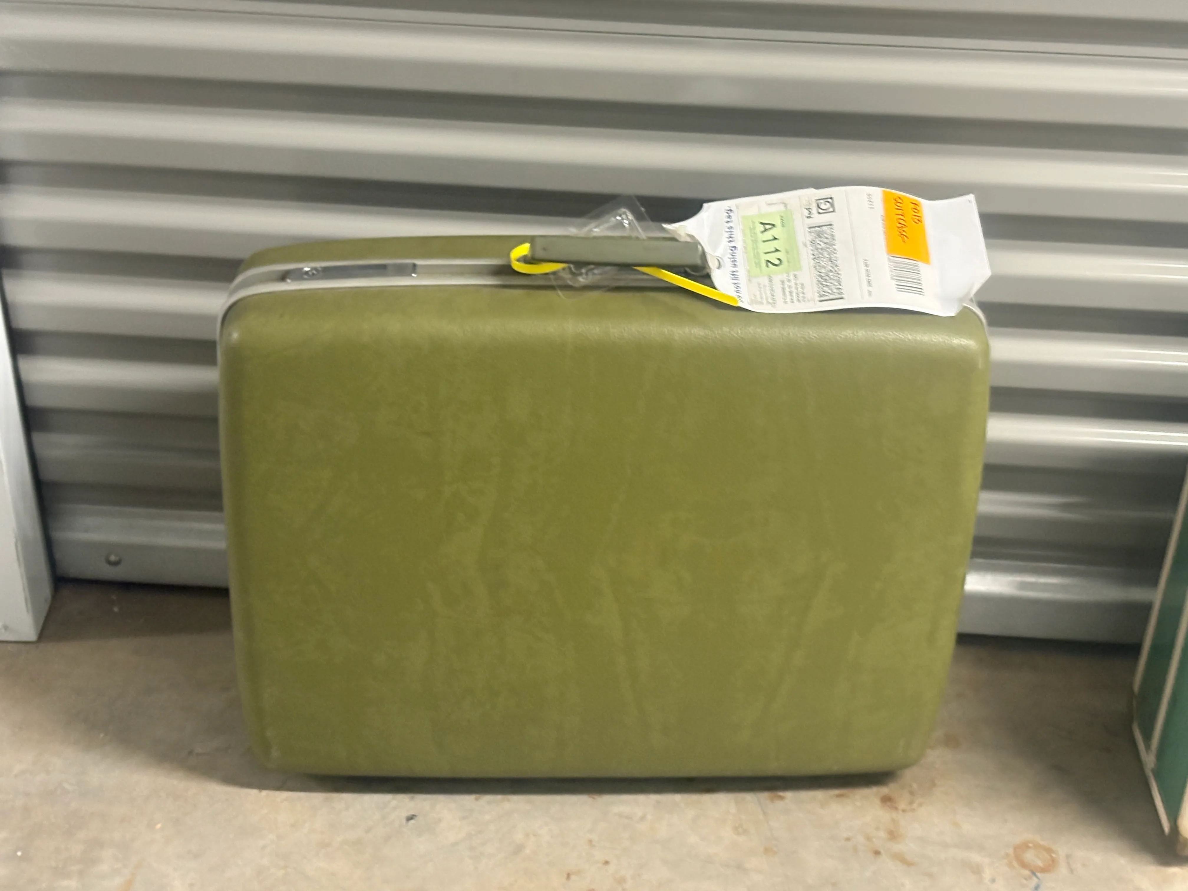 Green Hard Sided Suitcase 