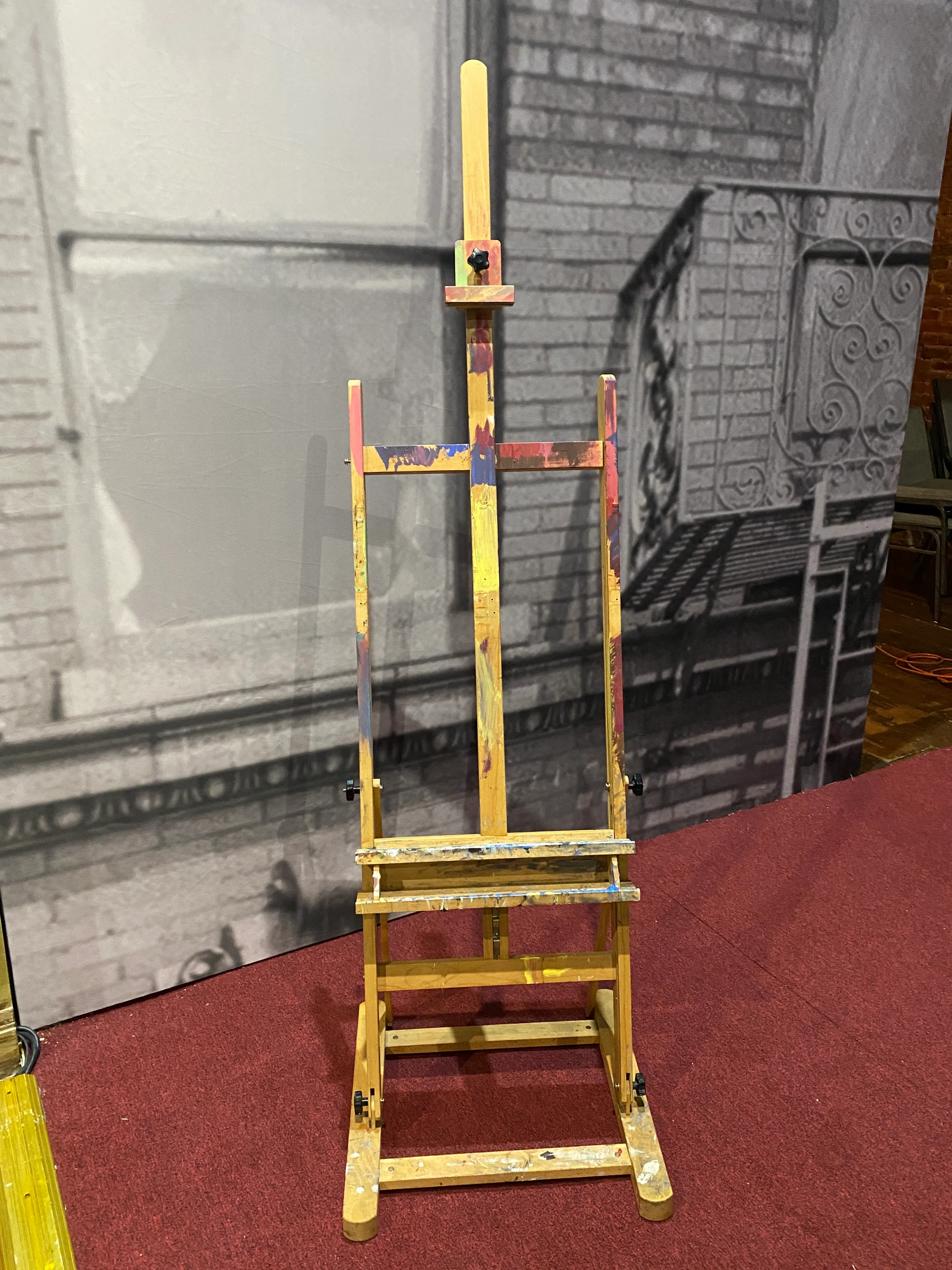 Painted Wood Easel