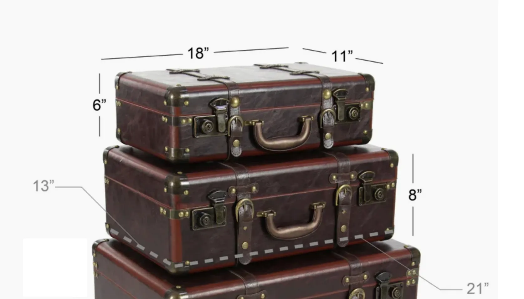 Small Leather Suitcase