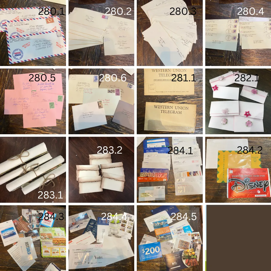 Letters & Envelopes 